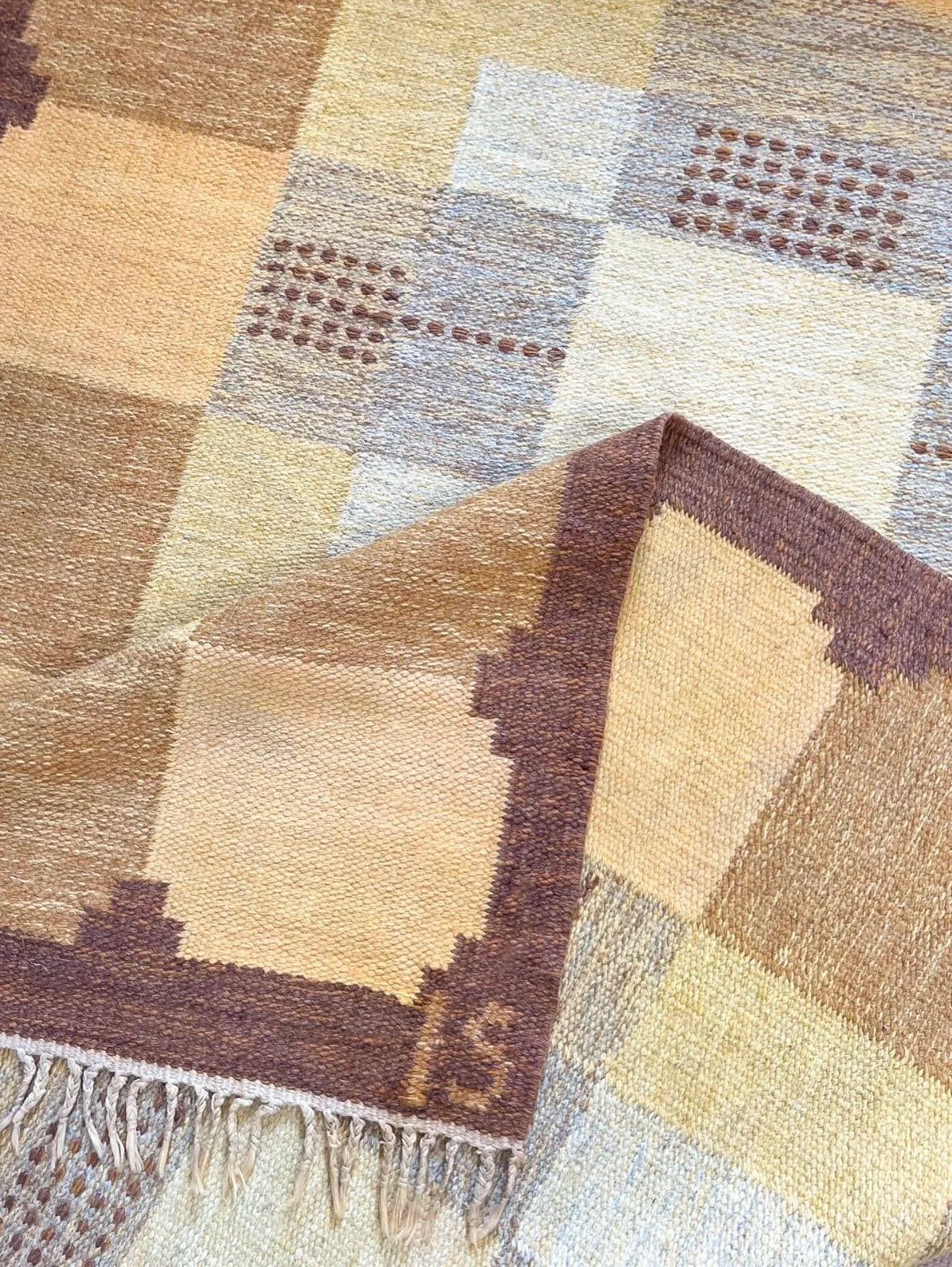 1950's Swedish flatweave by Ingegerd Silow