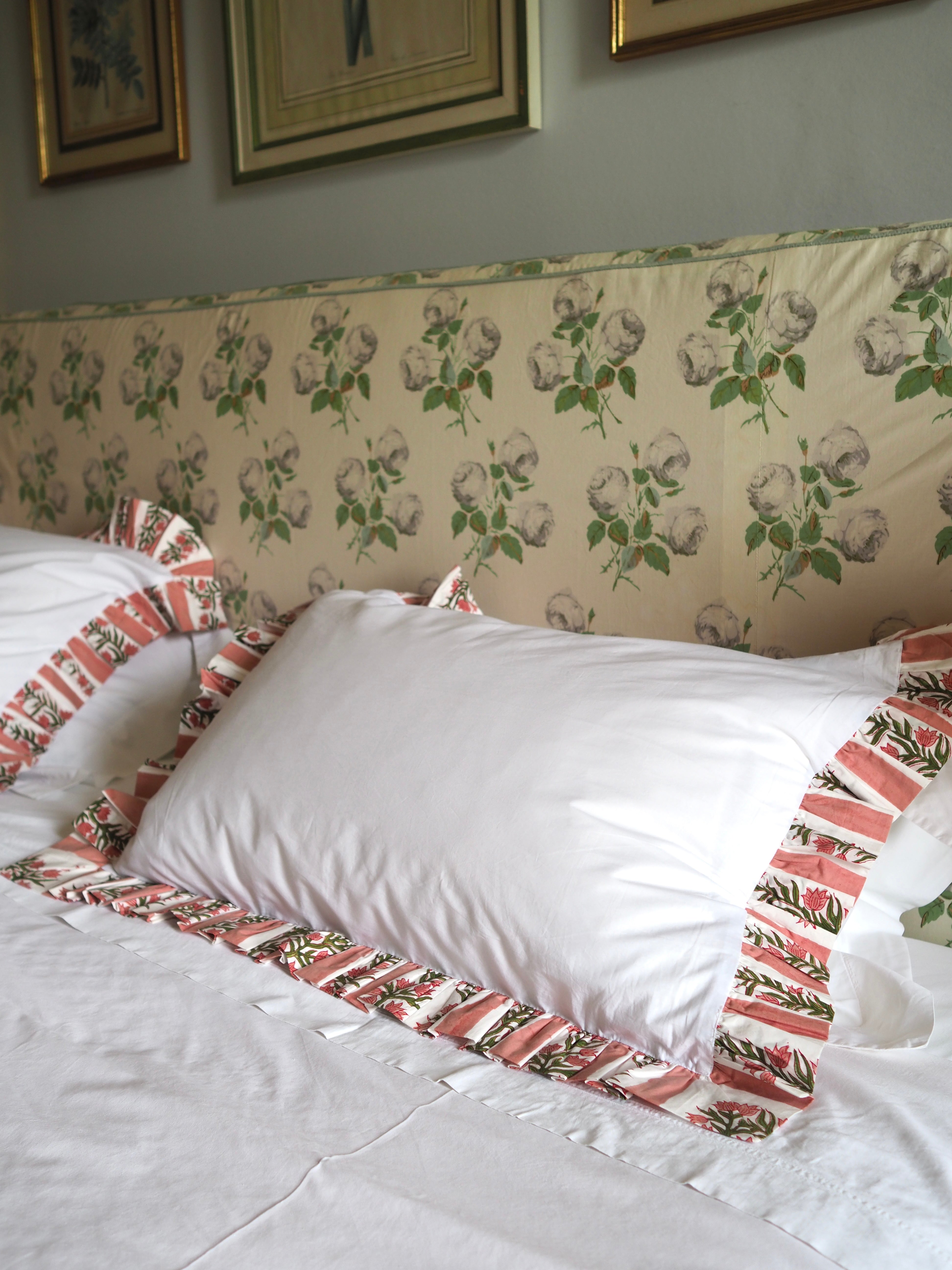 Terracotta Pink Organic Cotton Poplin Pillowcase