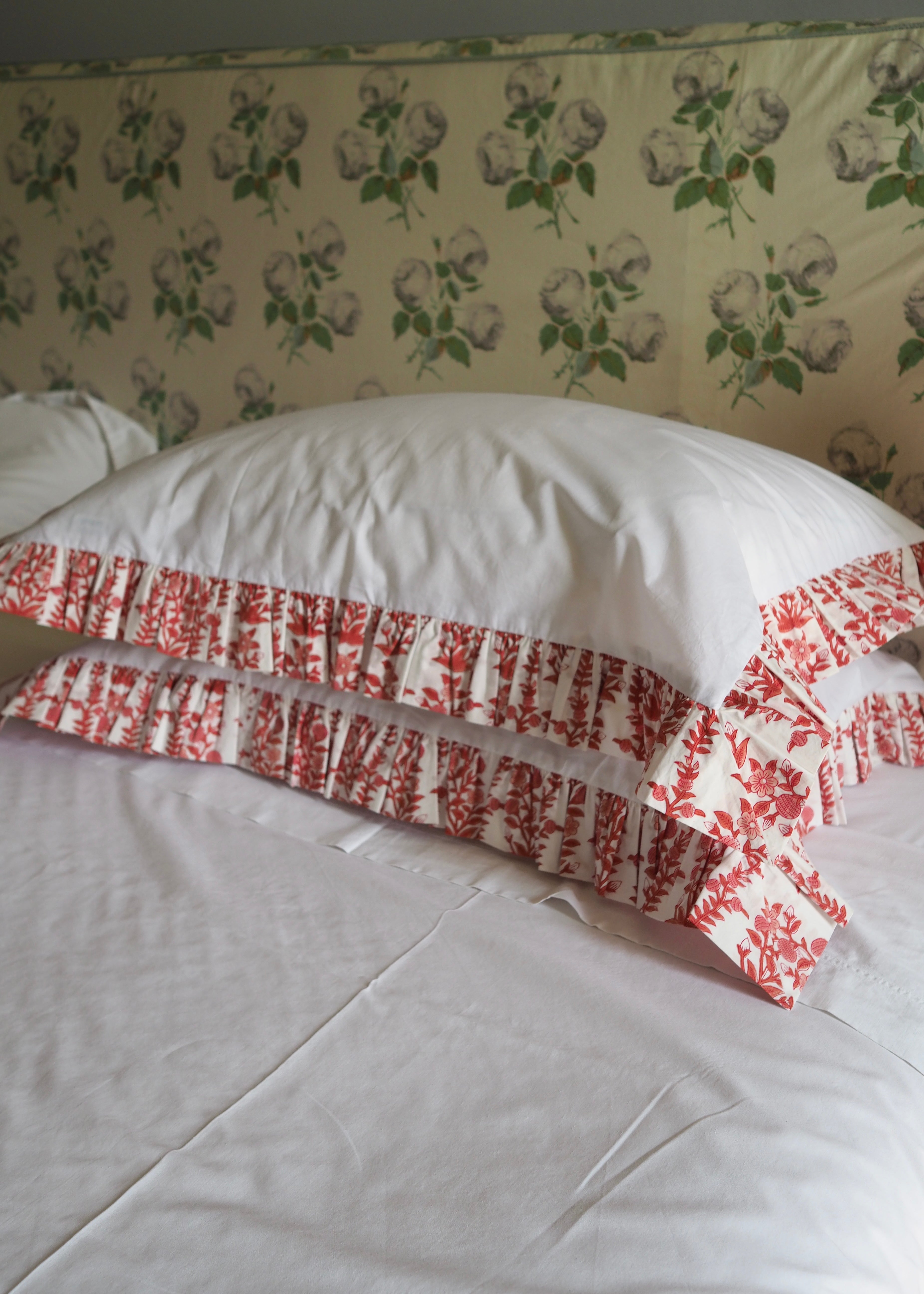 Terracotta Organic Cotton Poplin Pillowcase