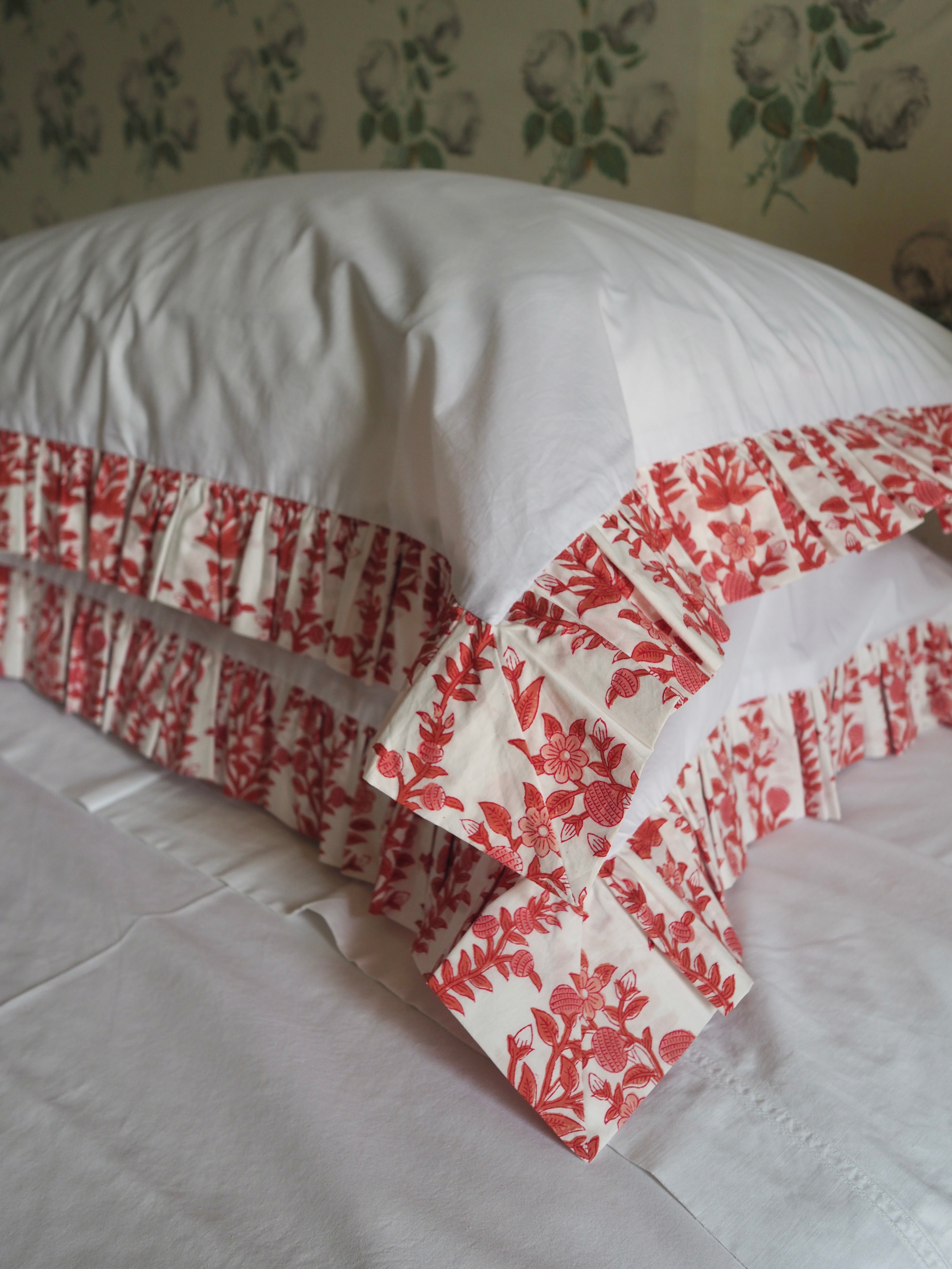 Terracotta Organic Cotton Poplin Pillowcase