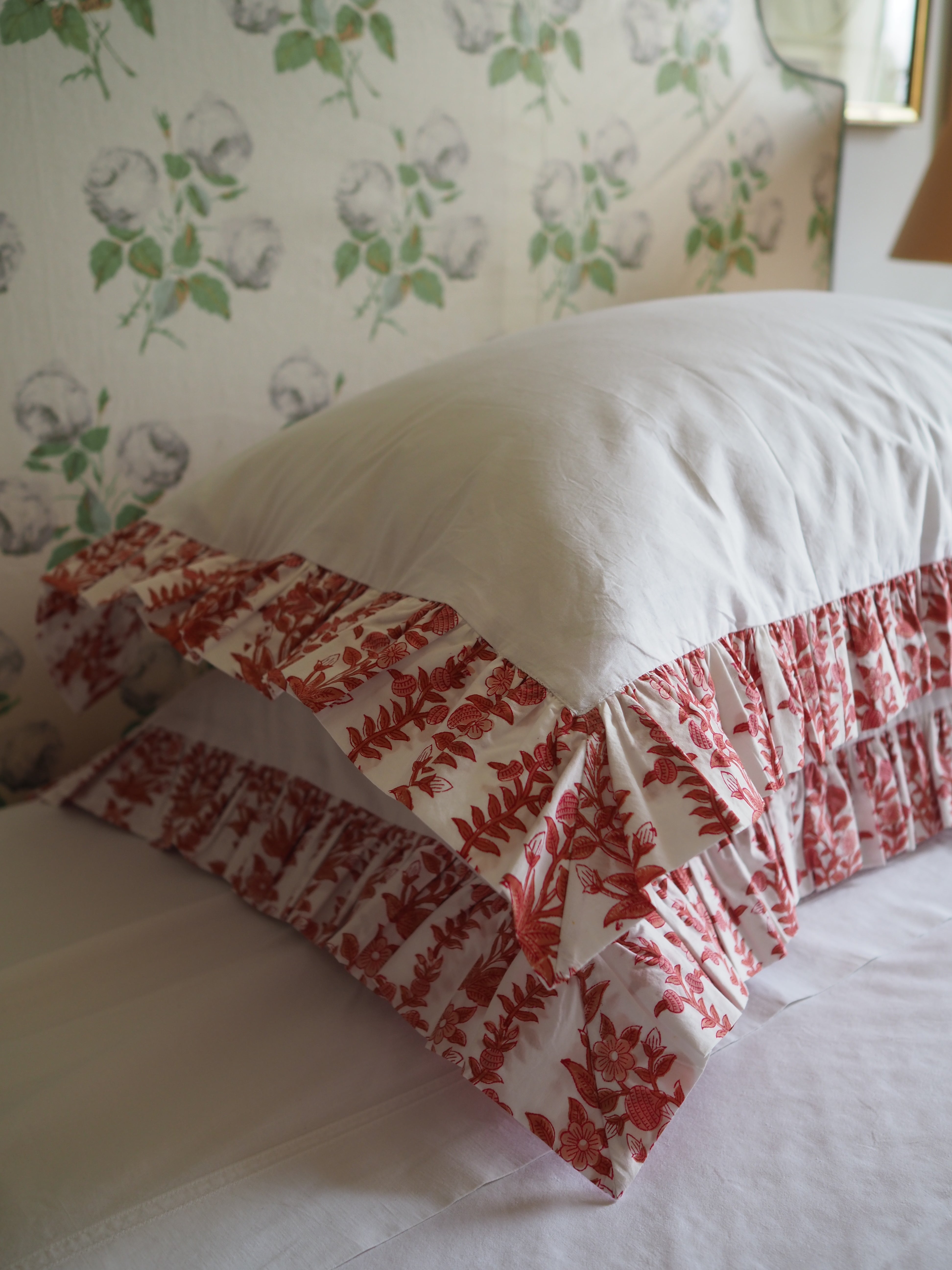 Terracotta Organic Cotton Poplin Pillowcase