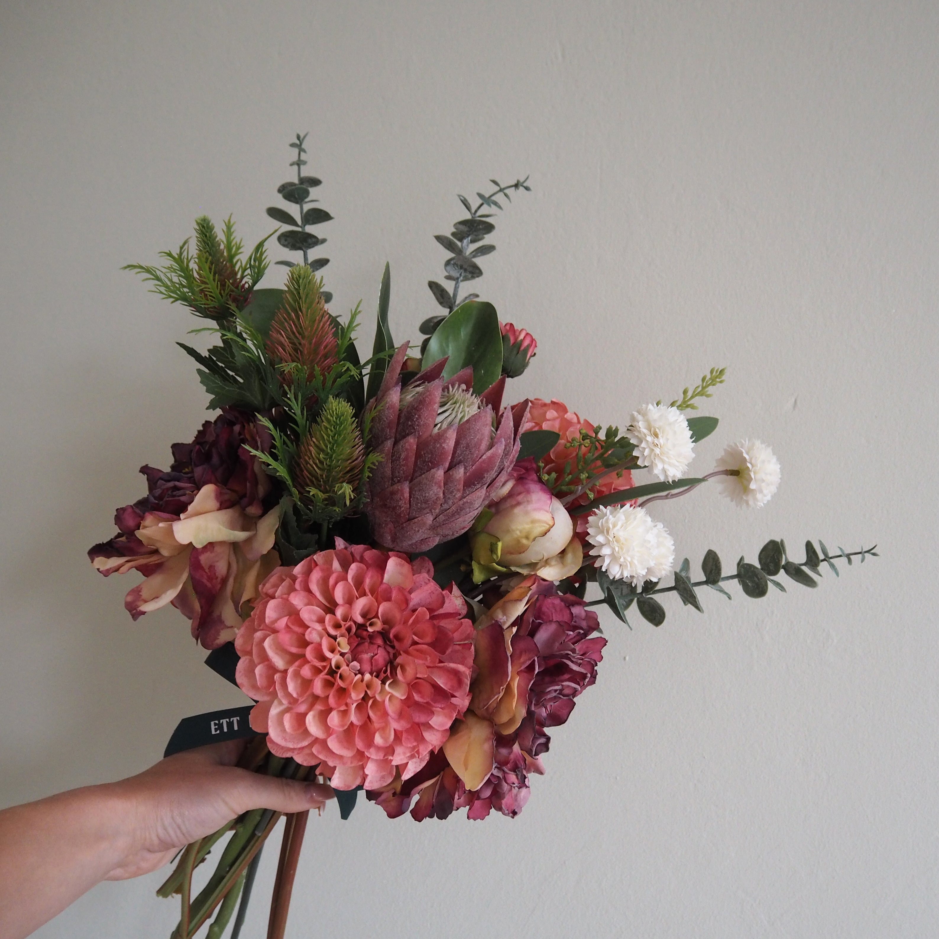 Faux Flower Arrangements - The Harper - Reds