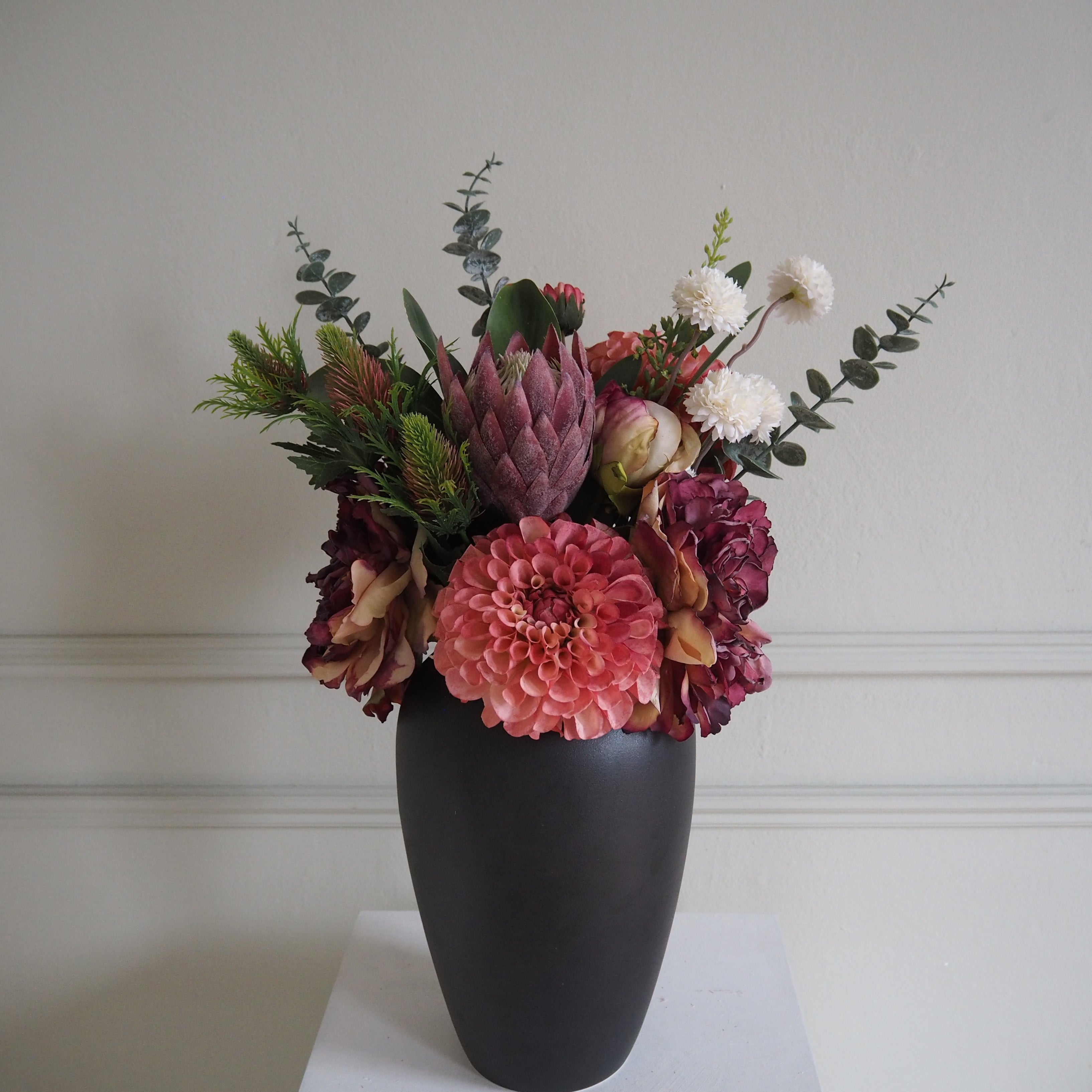 Faux Flower Arrangements - The Harper - Reds