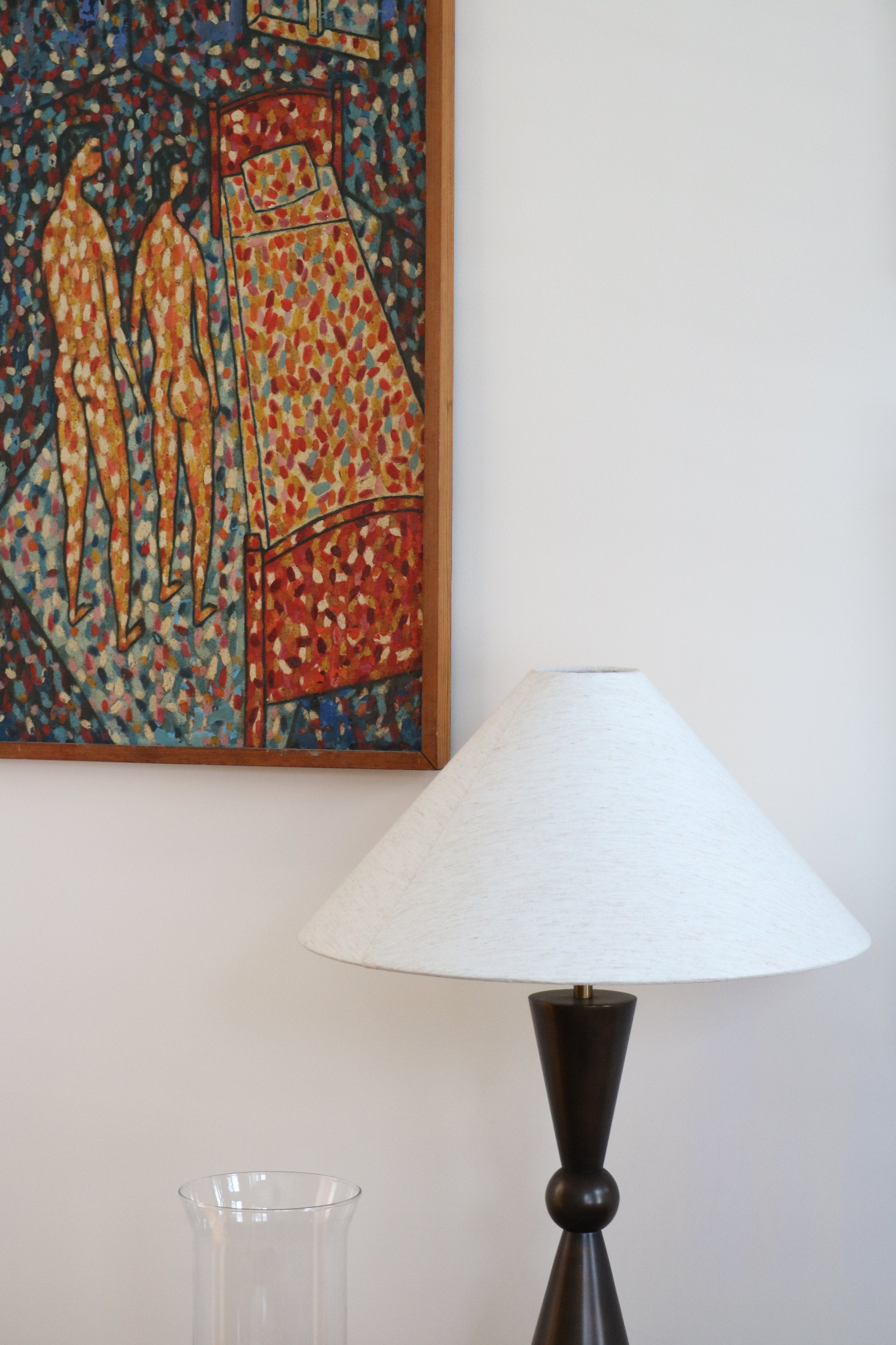 Mid century oil painting
