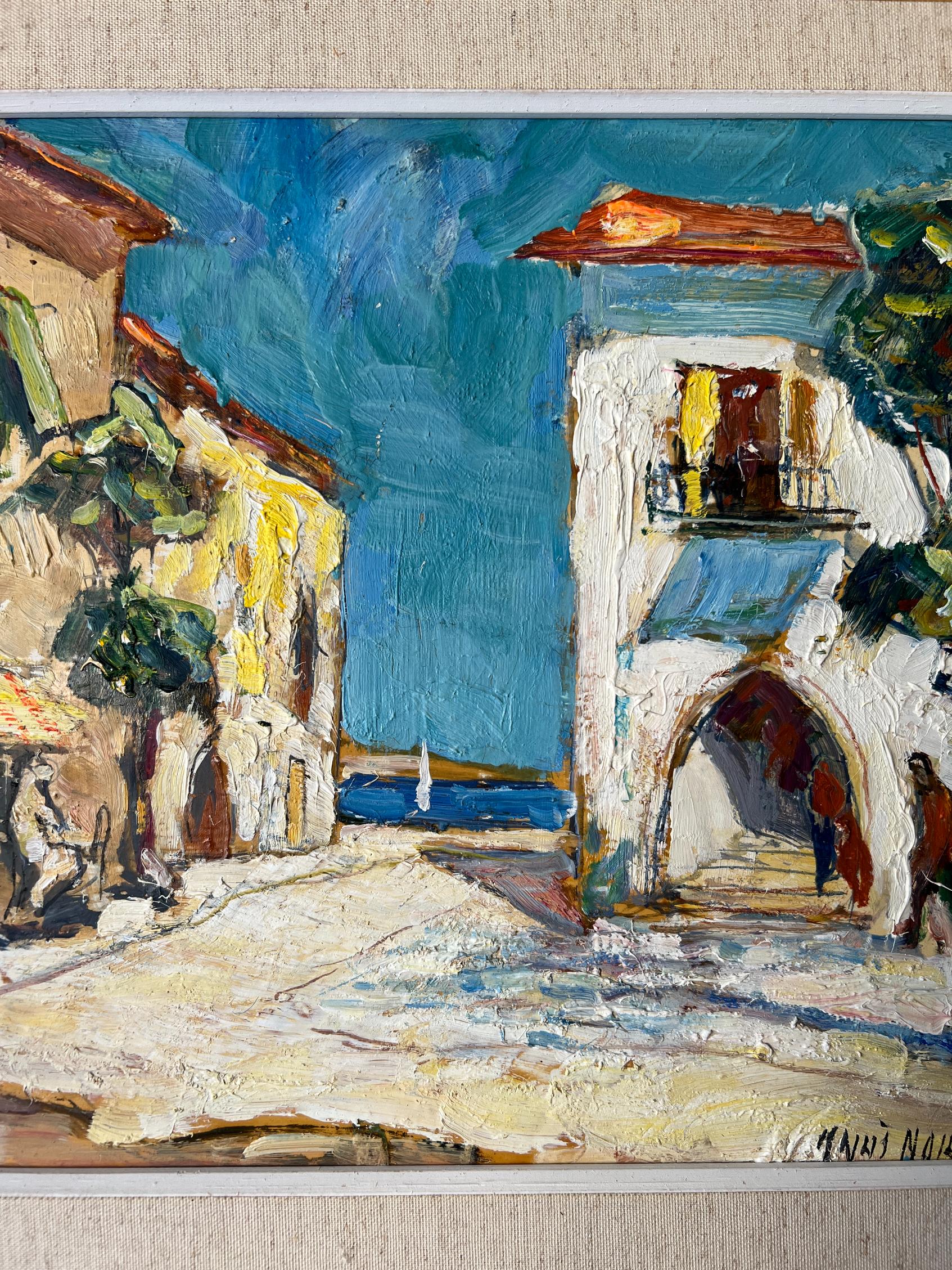 Villague Au Midi Oil Painting