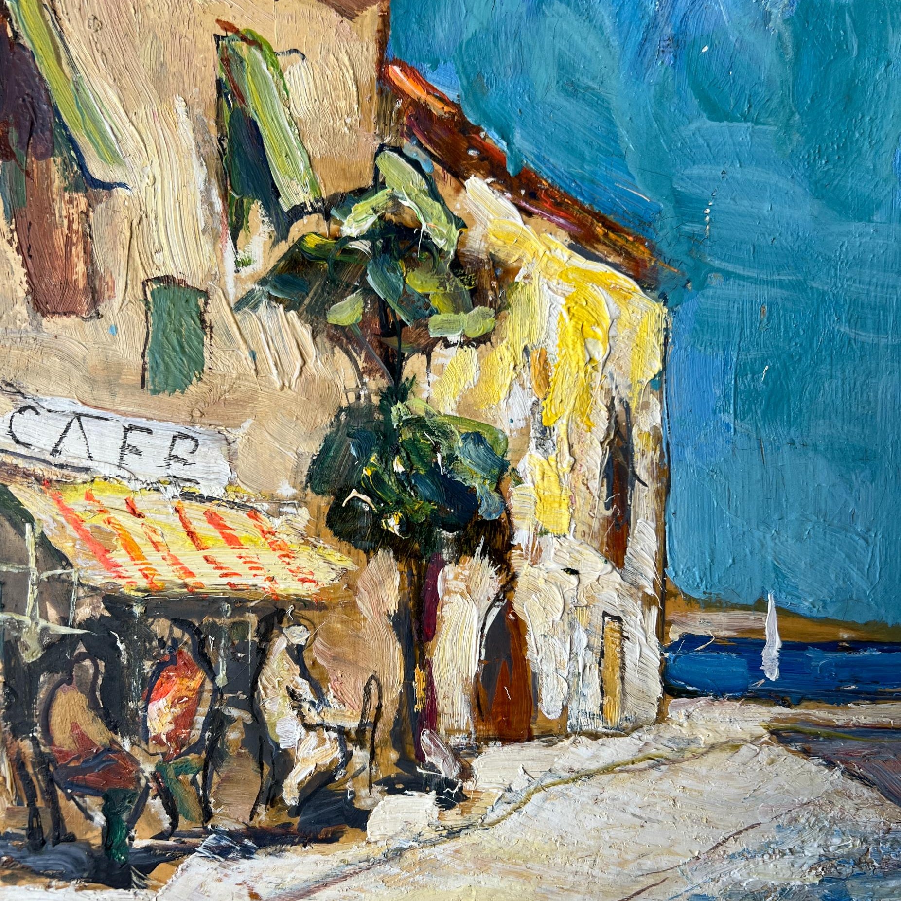 Villague Au Midi Oil Painting