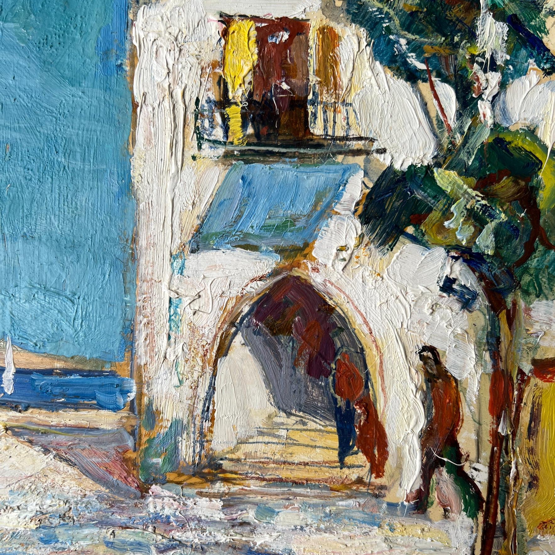 Villague Au Midi Oil Painting