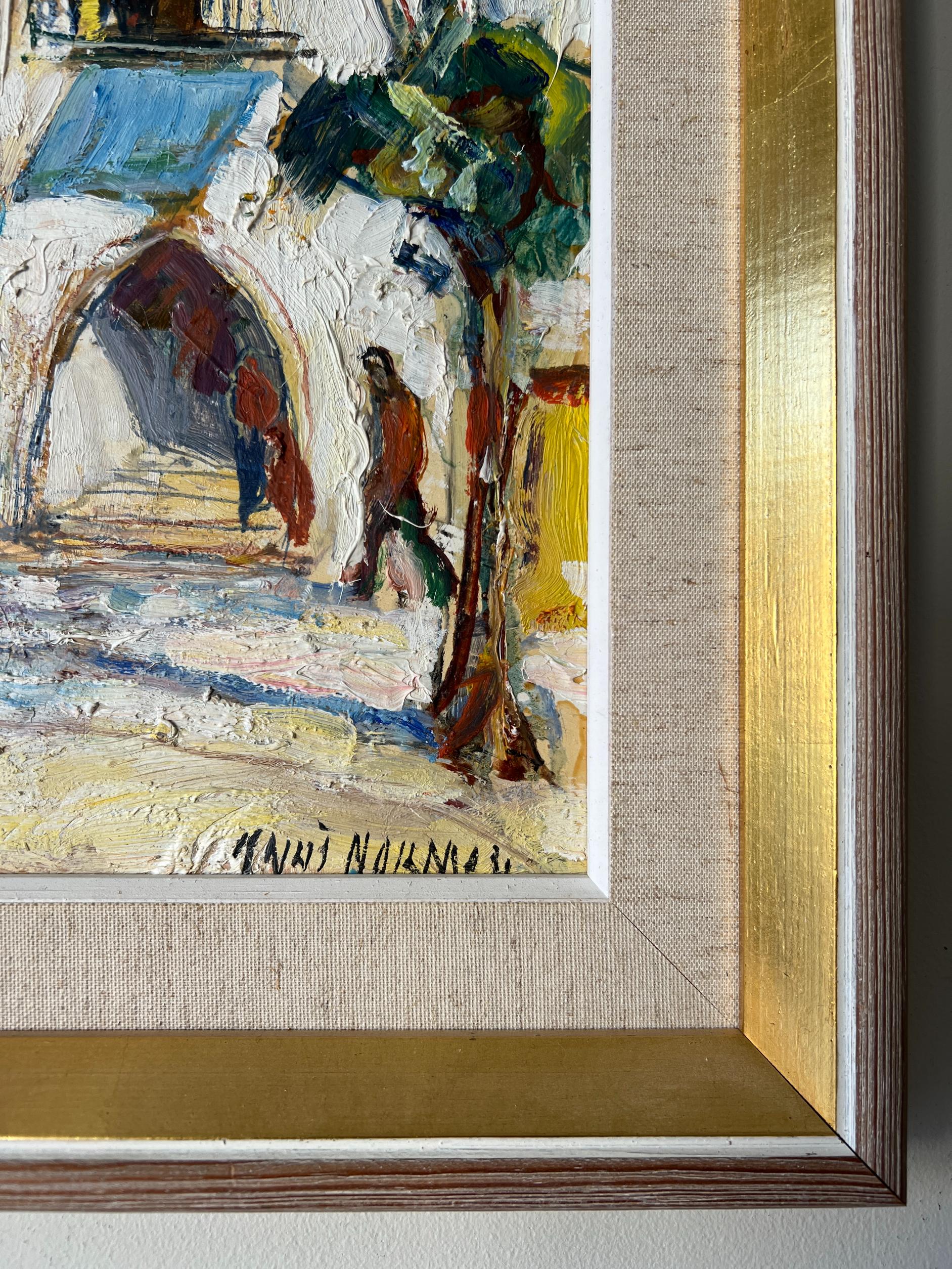 Villague Au Midi Oil Painting by Knut Norman