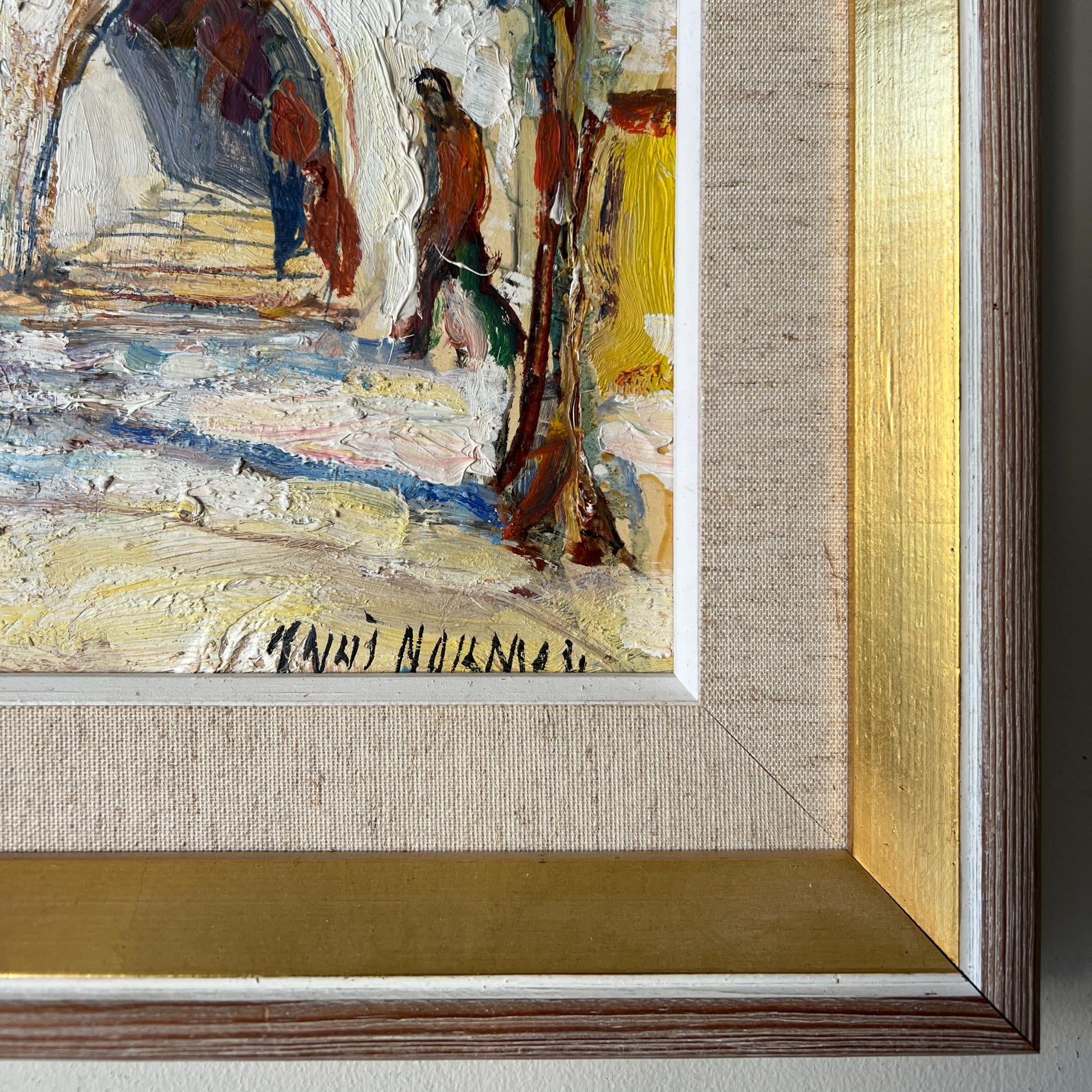 Villague Au Midi Oil Painting