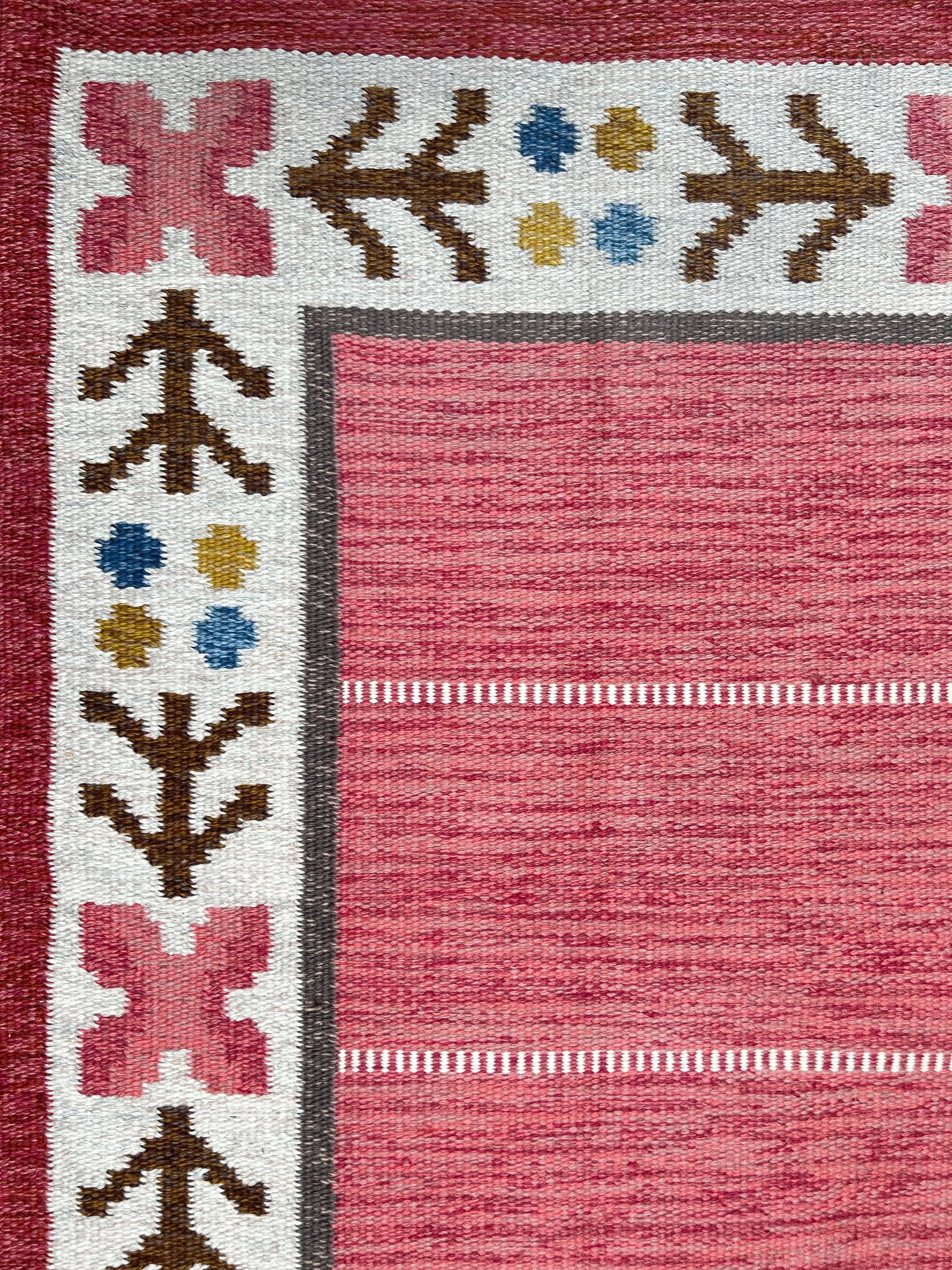 1950's Swedish flatweave by Anna-Greta Sjöqvist