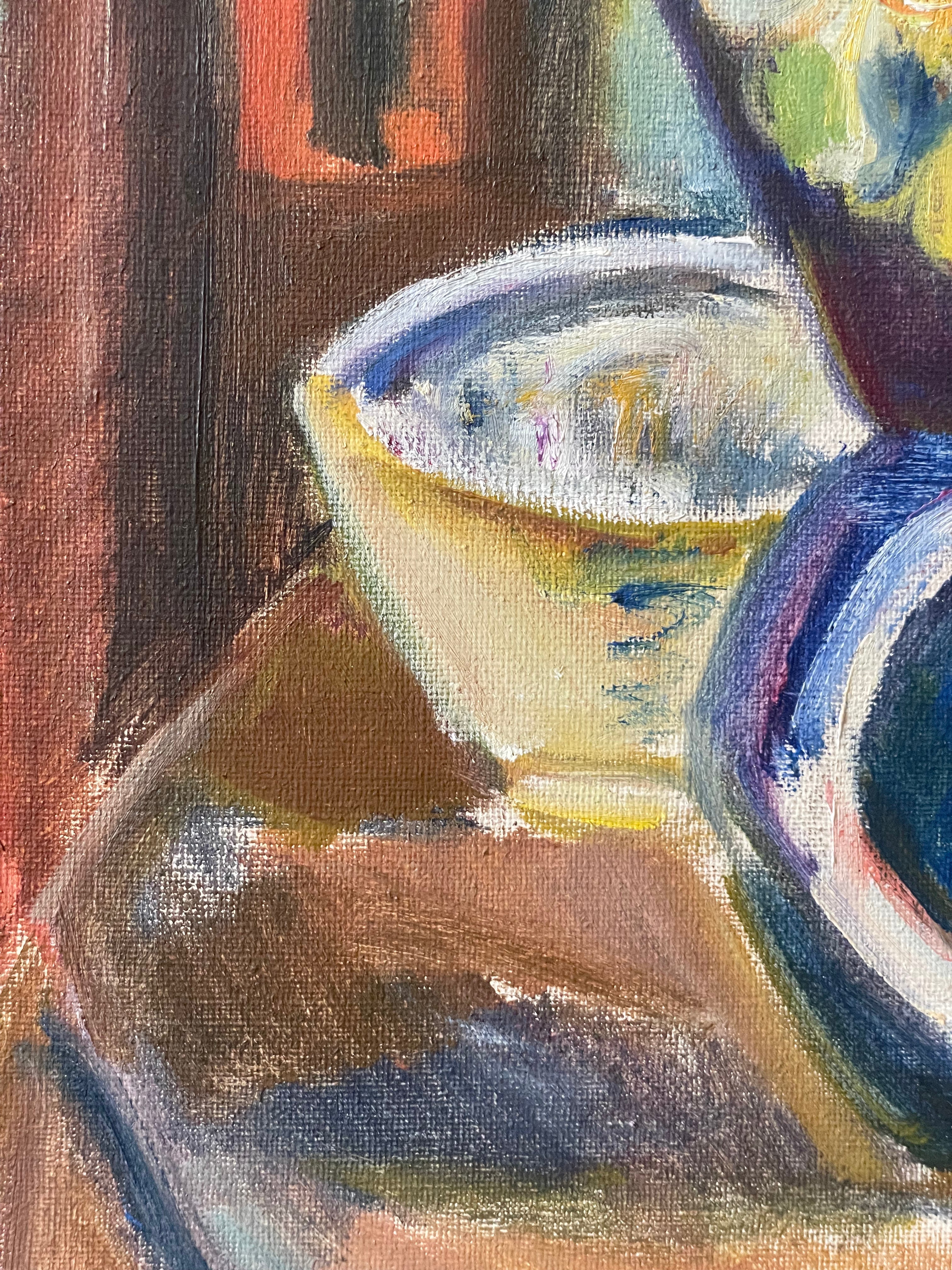 Spring Floral with Chick Oil Painting