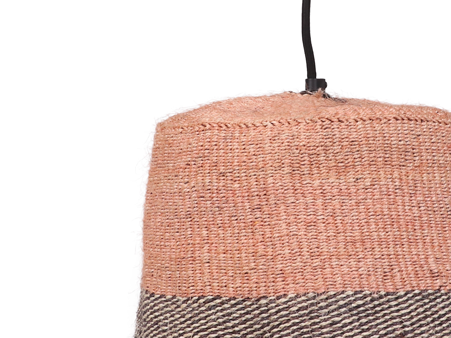 DAKIKA: Dusky Pink, Black & White Pendant Shade