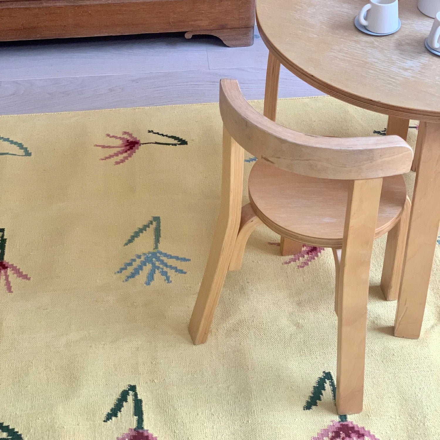 The Wildflowers Rug in Yellow