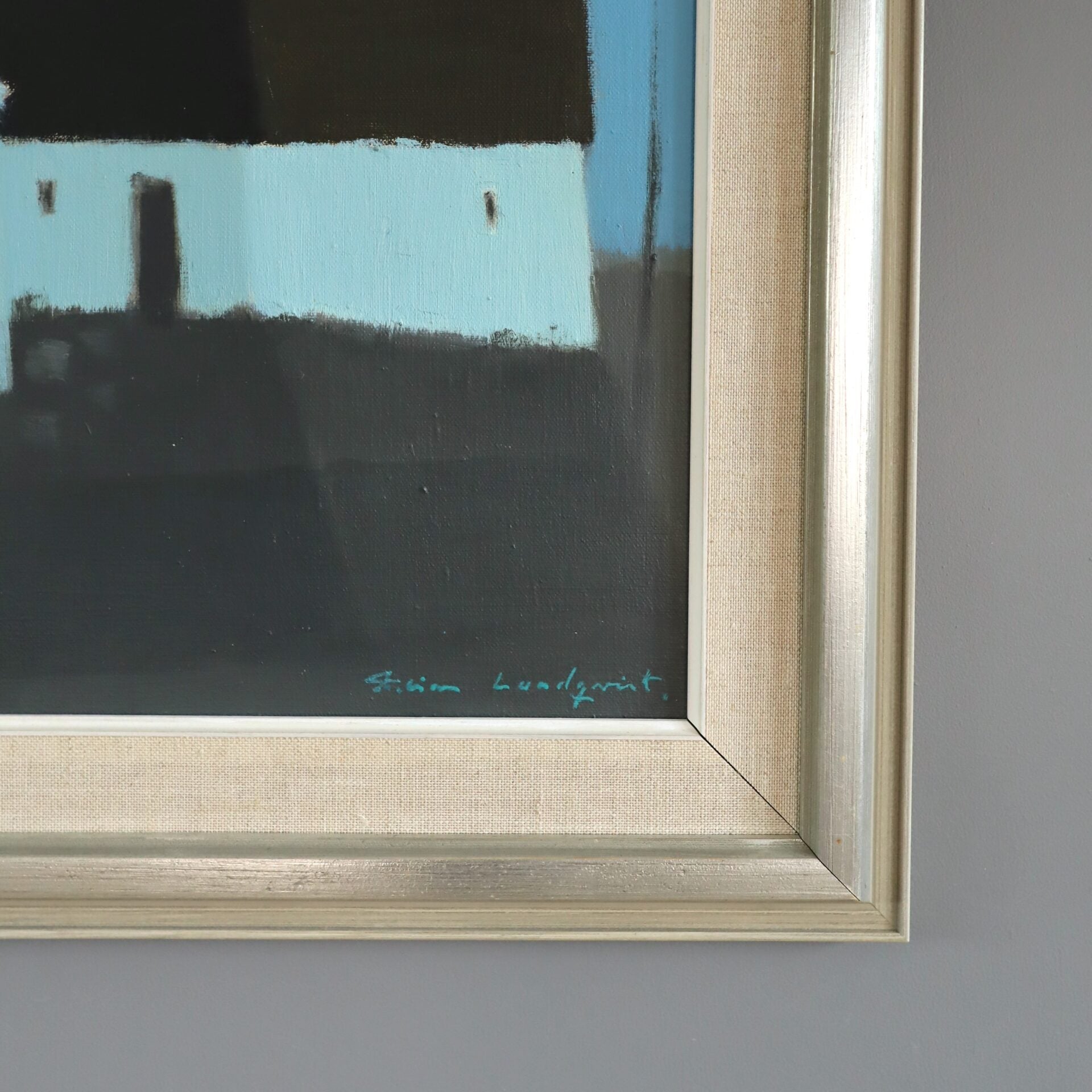 Moonlit Silhouettes Oil Painting