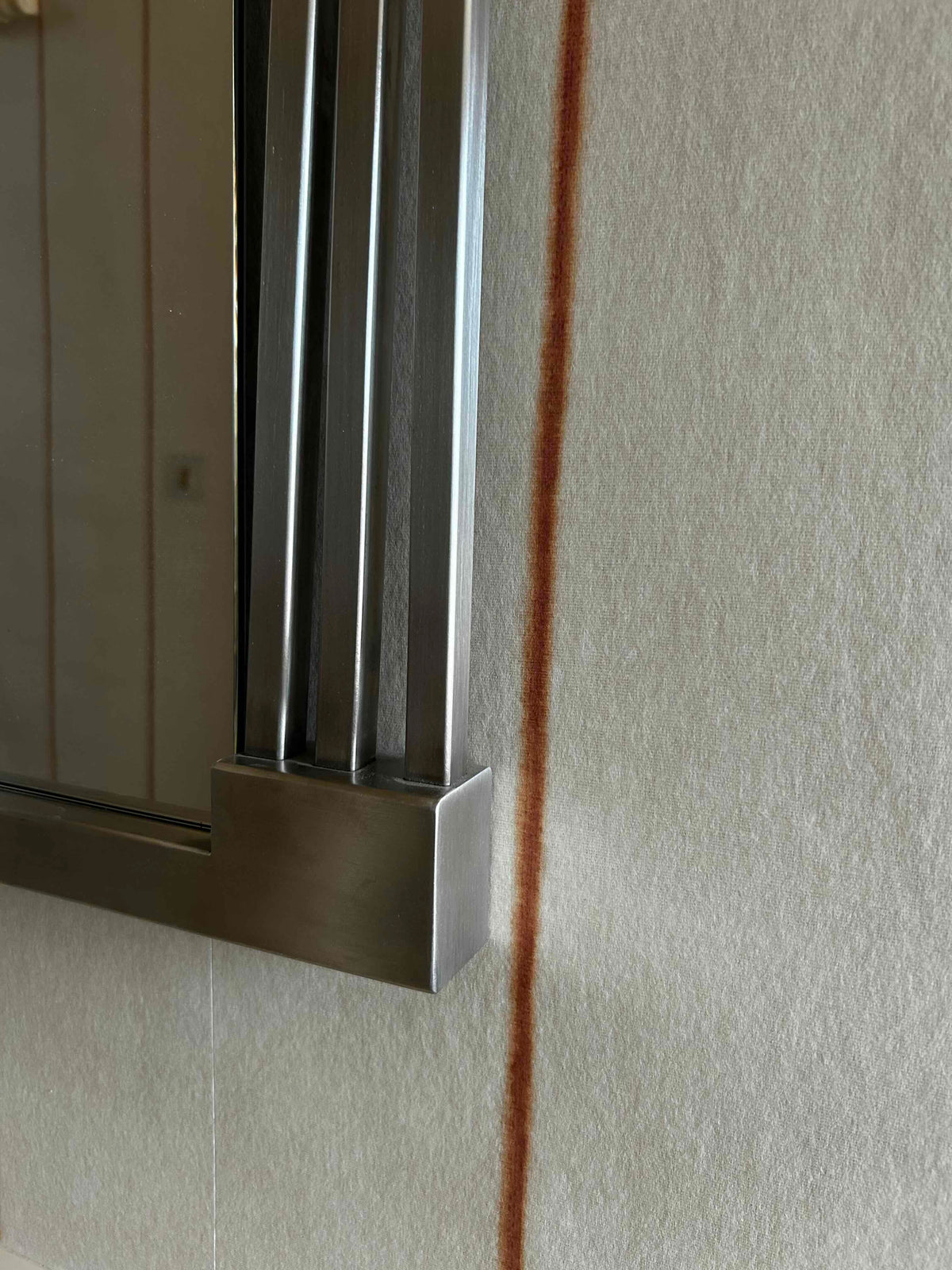 Scarpa Mirror, Brushed Chrome