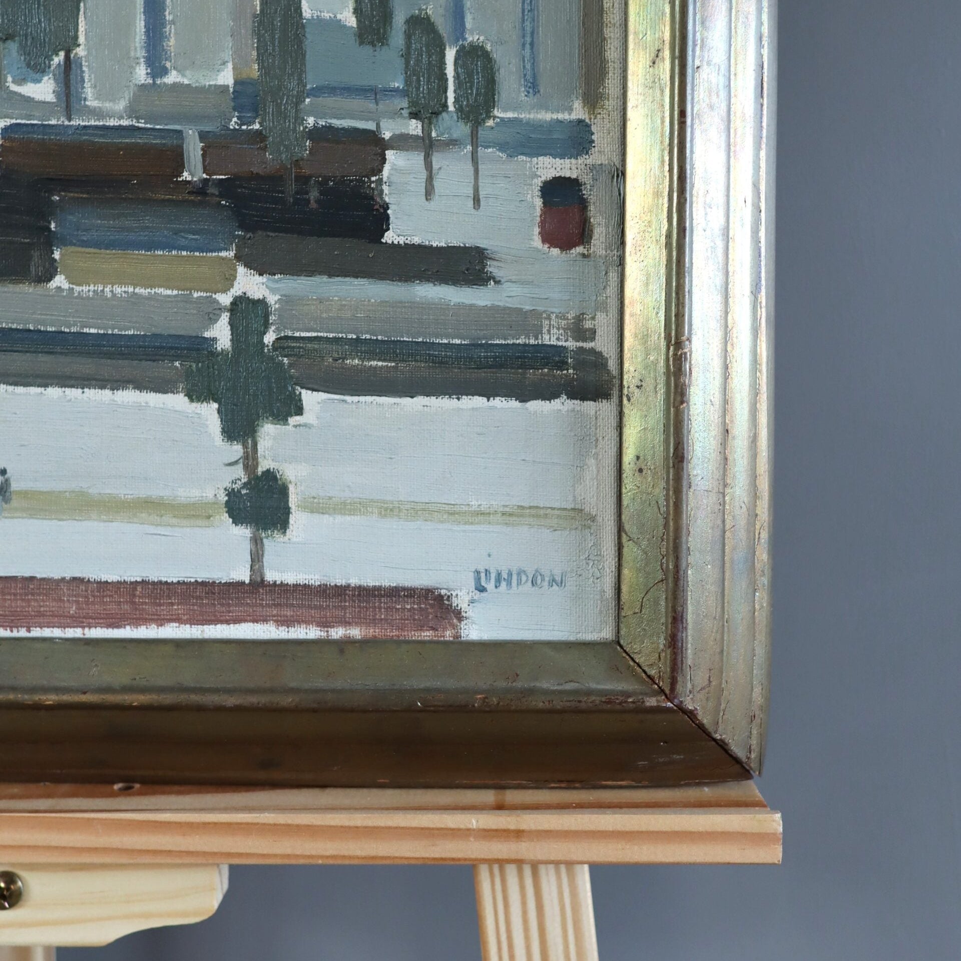 City Blocks Oil Painting