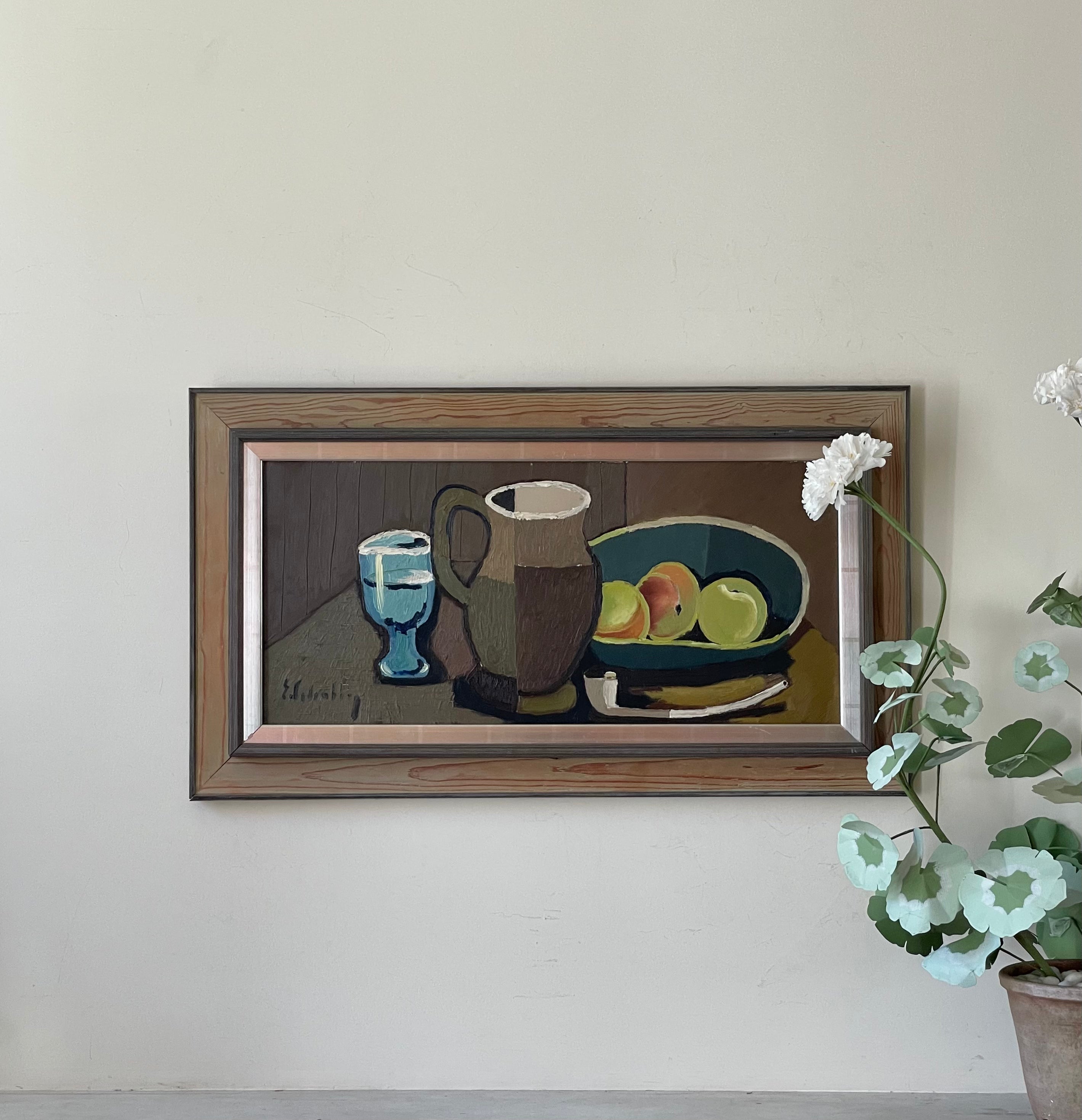 Still Life with Blue Glass