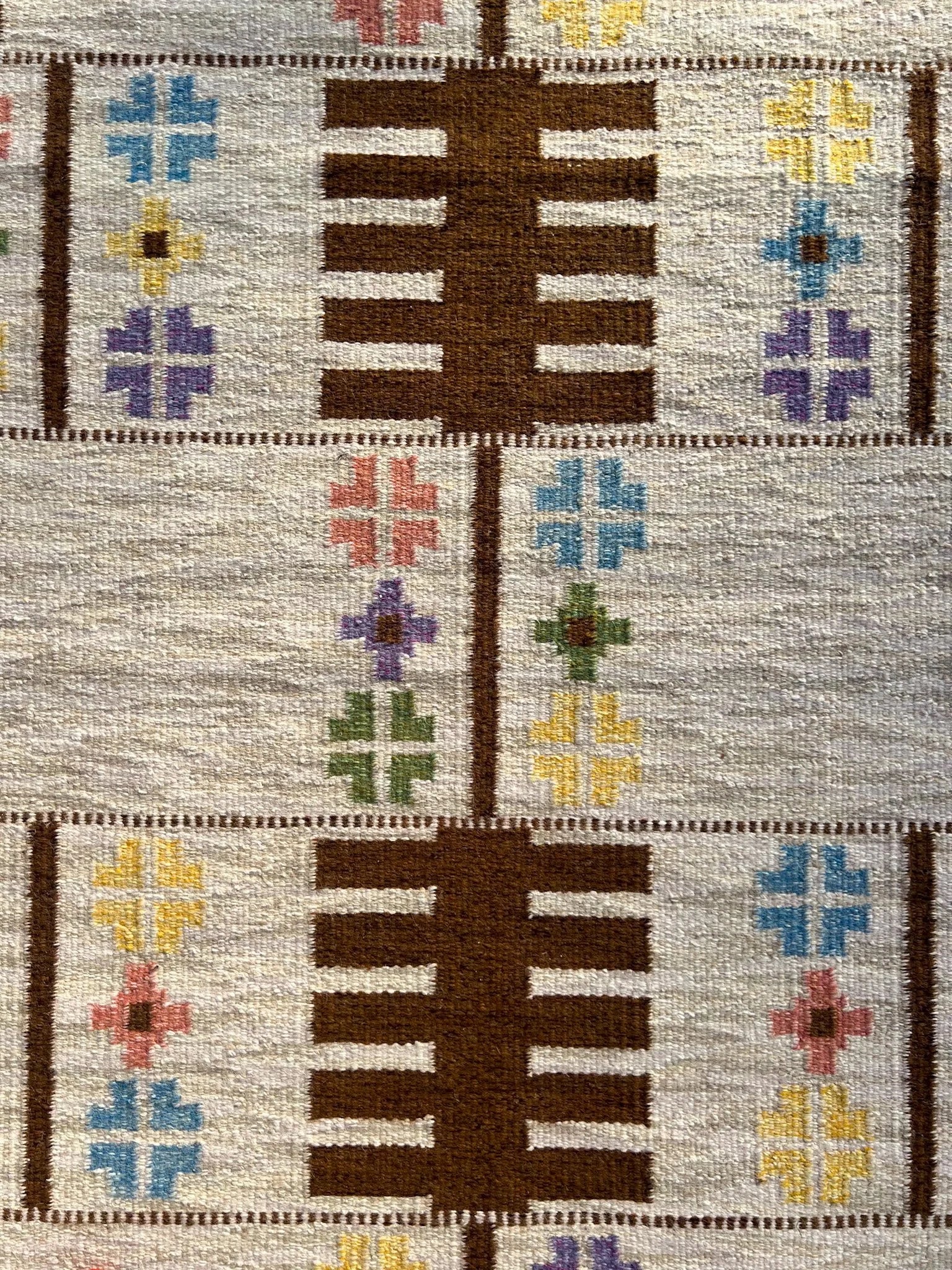 1960's Swedish flatweave by Alice Wallebäck