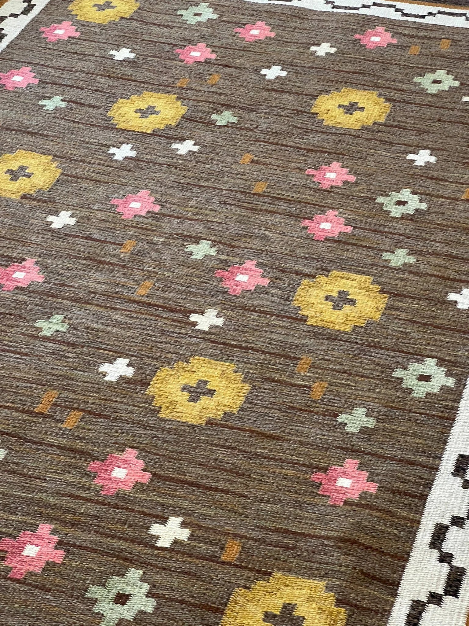 1950's Swedish flatweave by Anna-Greta Sjöqvist