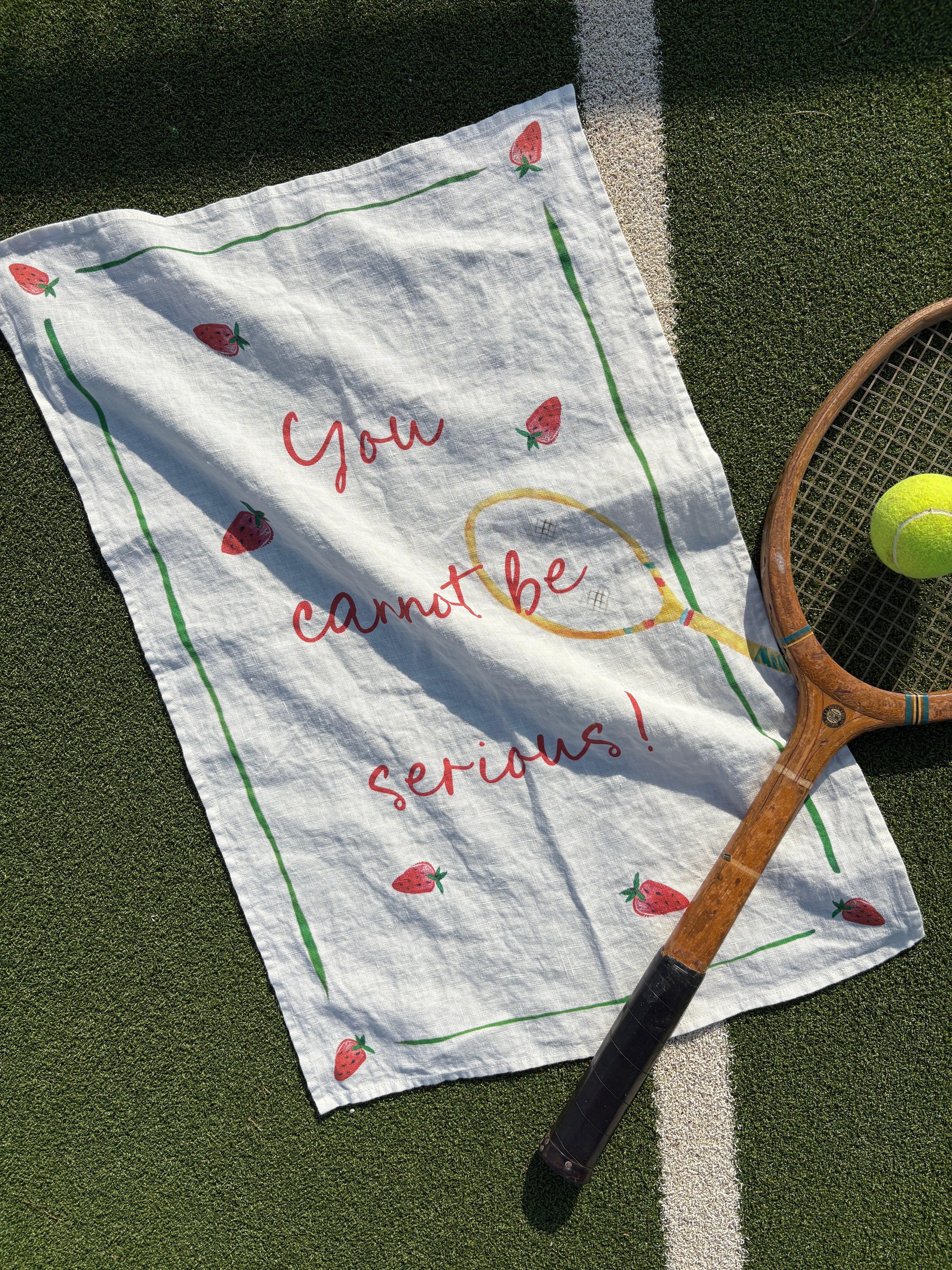 You Cannot be Serious! - Tennis Linen Teatowel