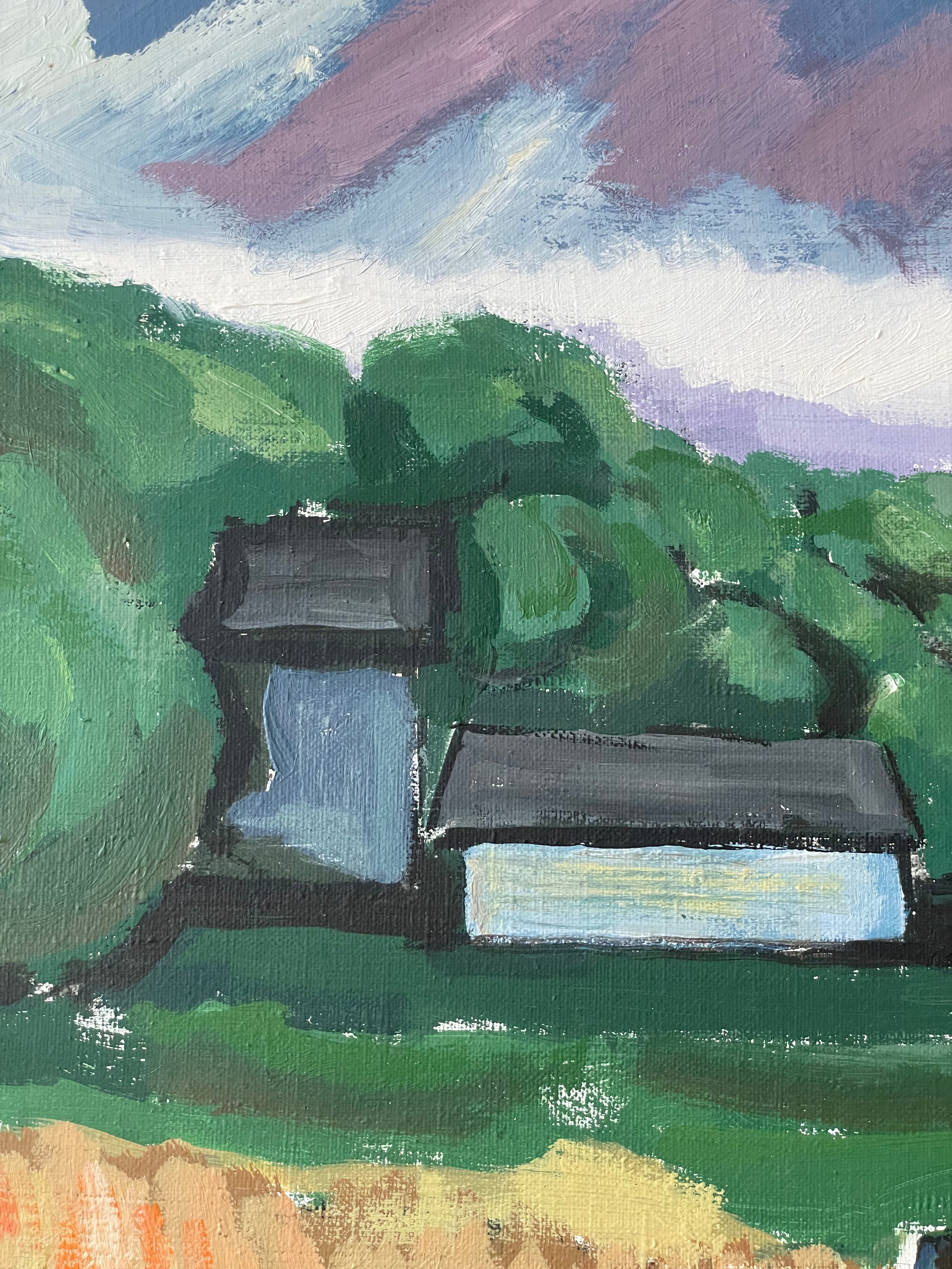 Wheat Harvest Oil Painting