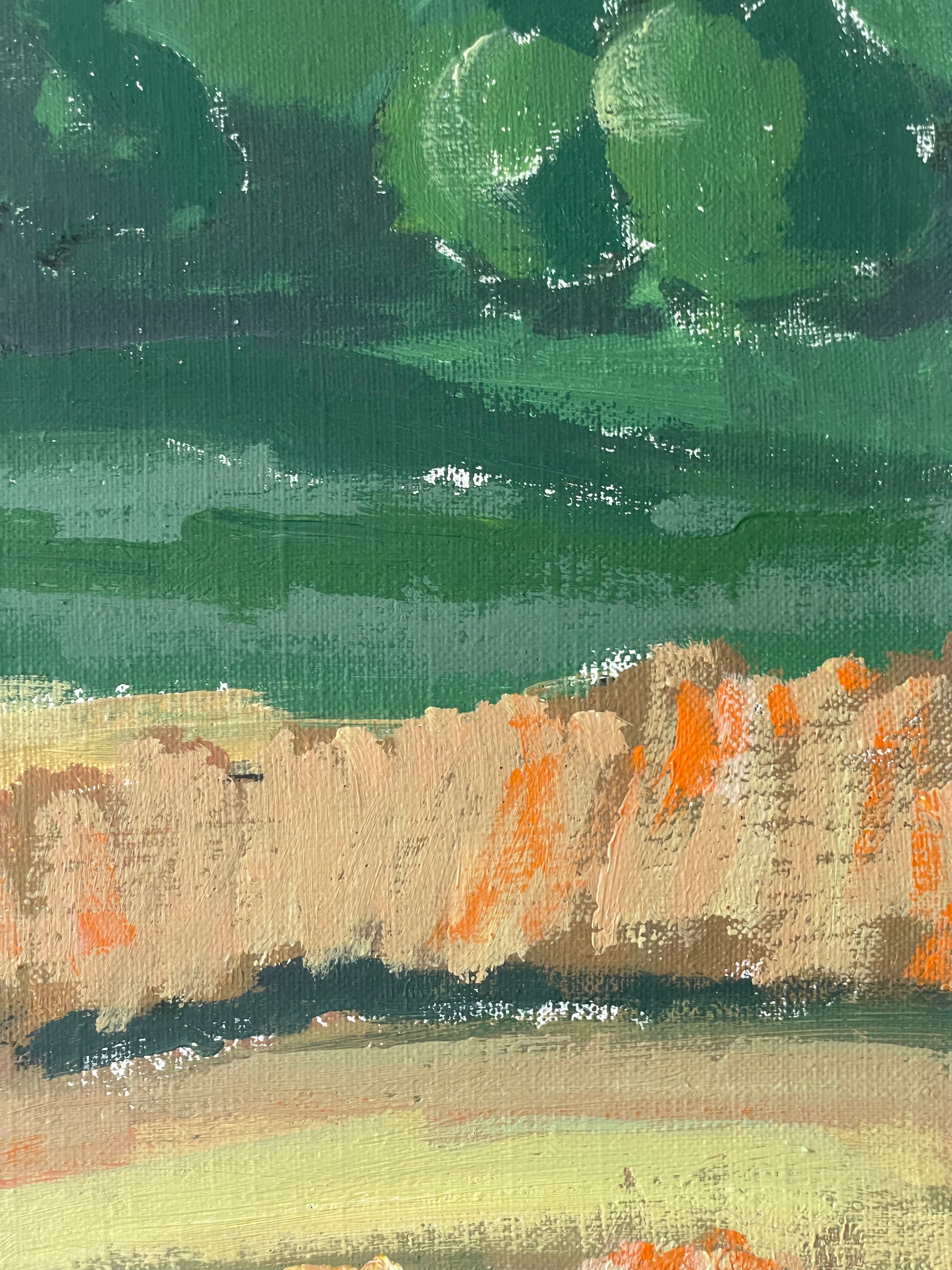 Wheat Harvest Oil Painting