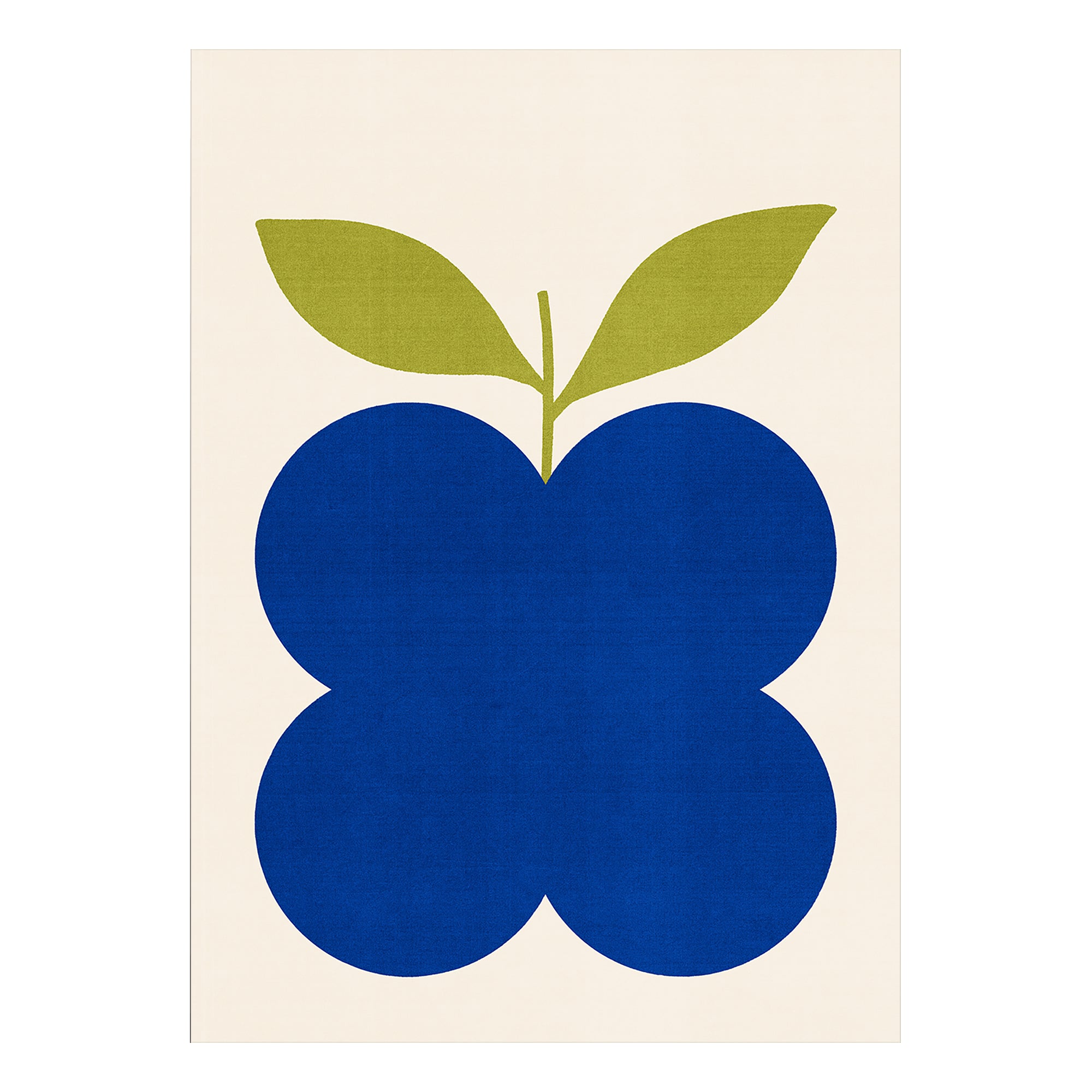 Indigo Fruit Print by Juliette van Rhyn