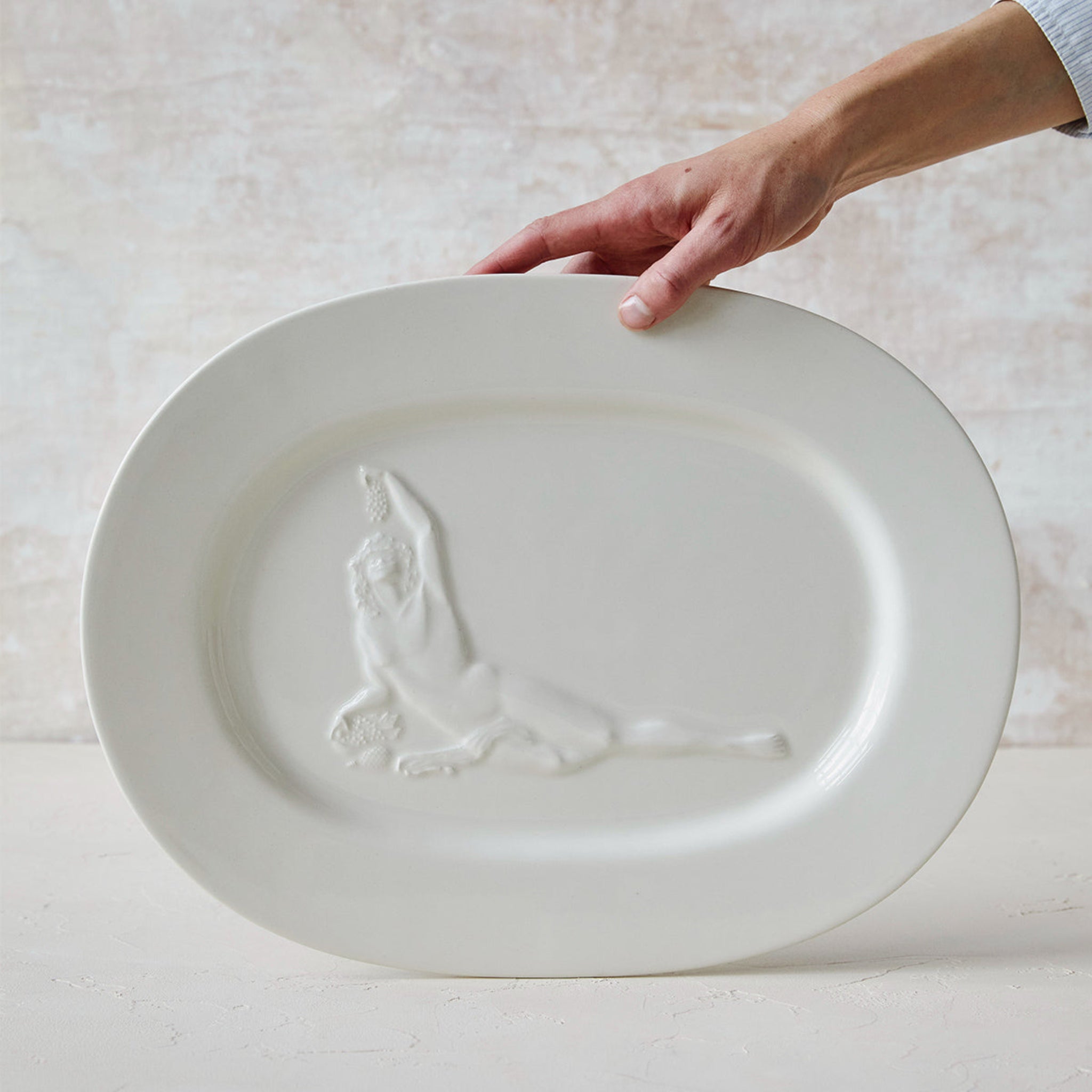 Bacchus Ceramic Serving Plate