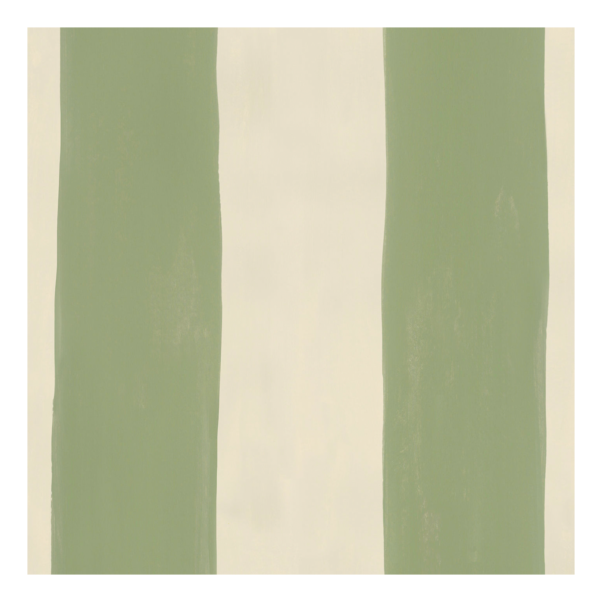 Jumbo Stripe Wallpaper | Matcha