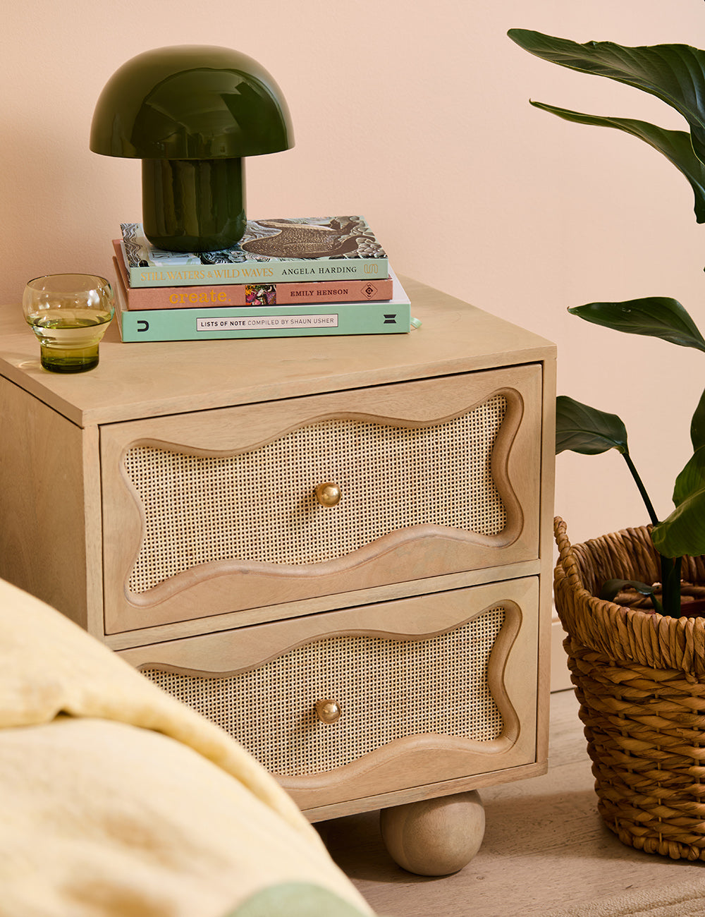 Josephine 2 Drawer Bedside Table
