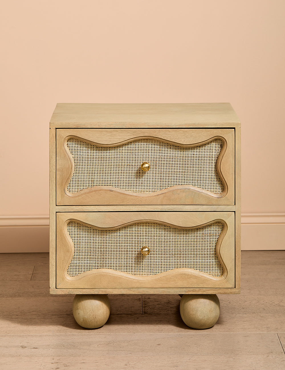 Josephine 2 Drawer Bedside Table