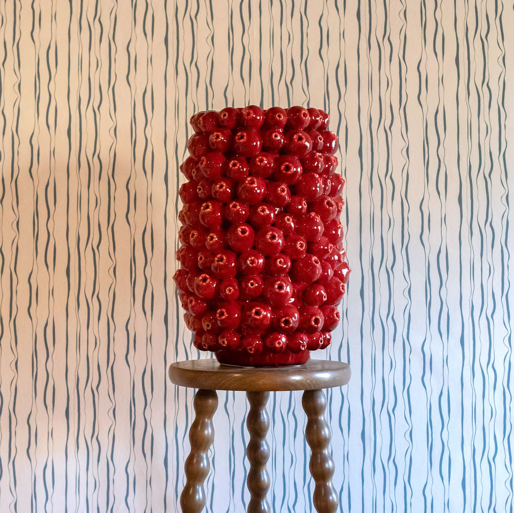 Indian Ink Wallcovering | Stone Blue