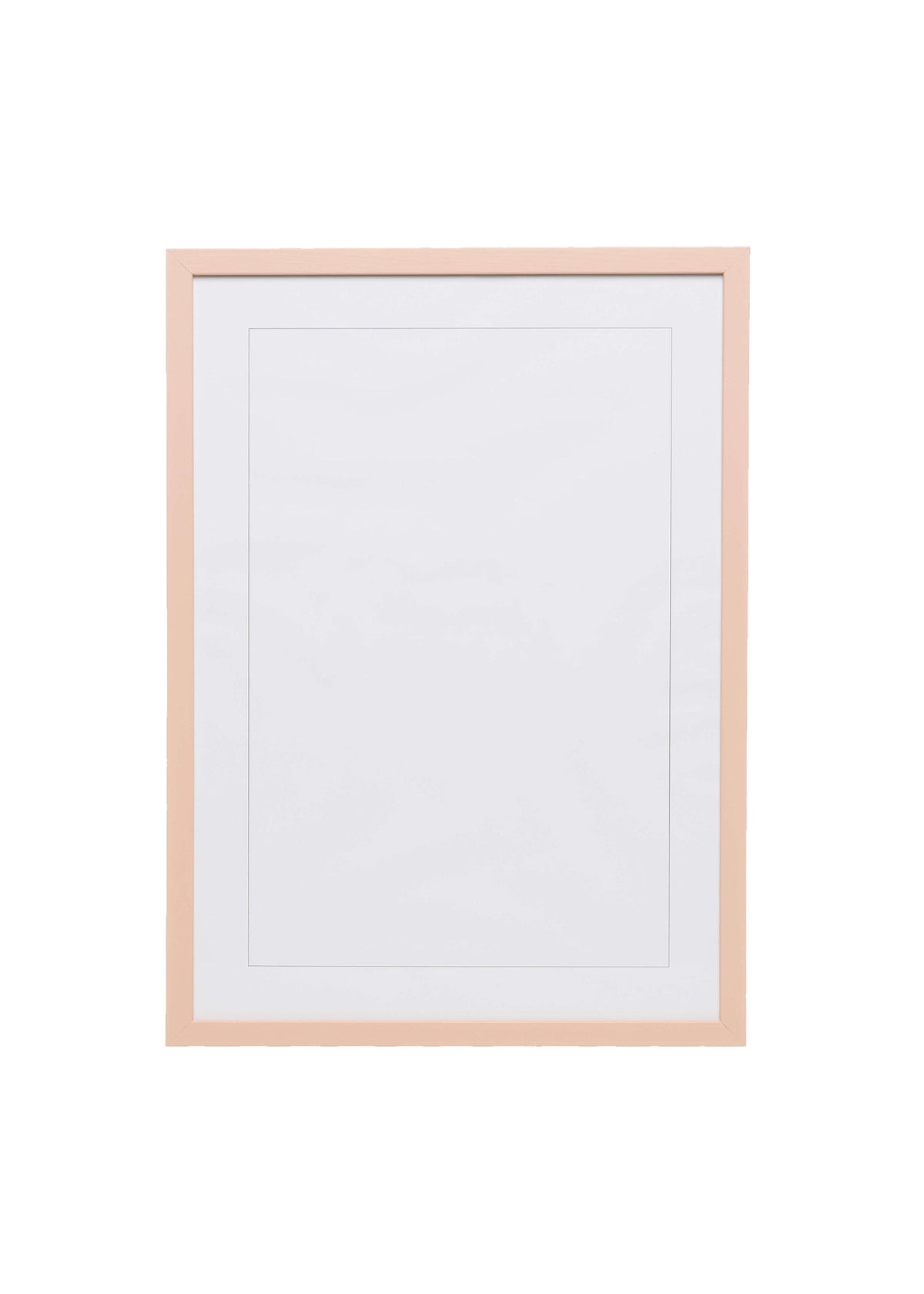Plaster Pink Wood Picture Frame