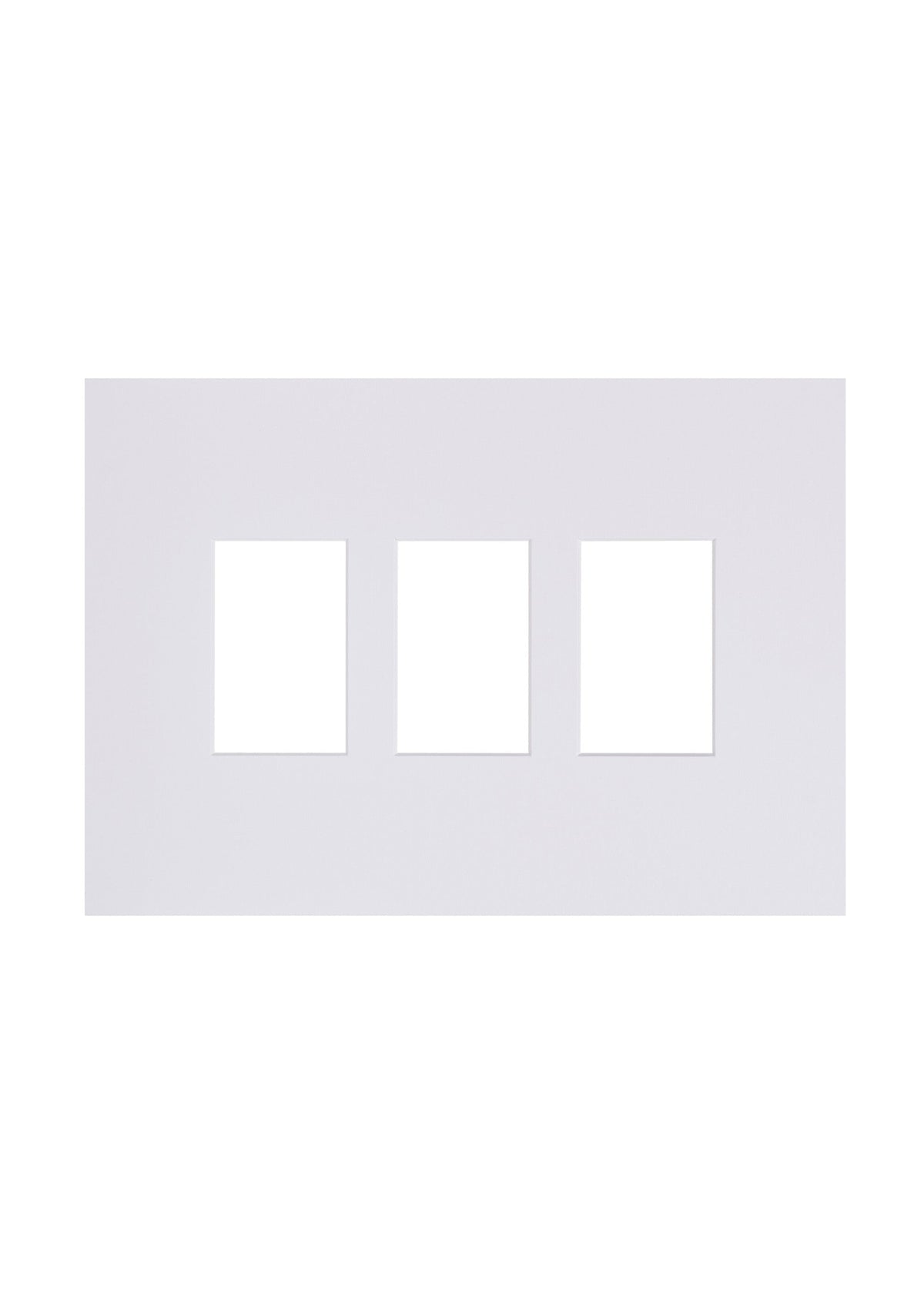 White A4 Instax Mini x 3 Picture Mount