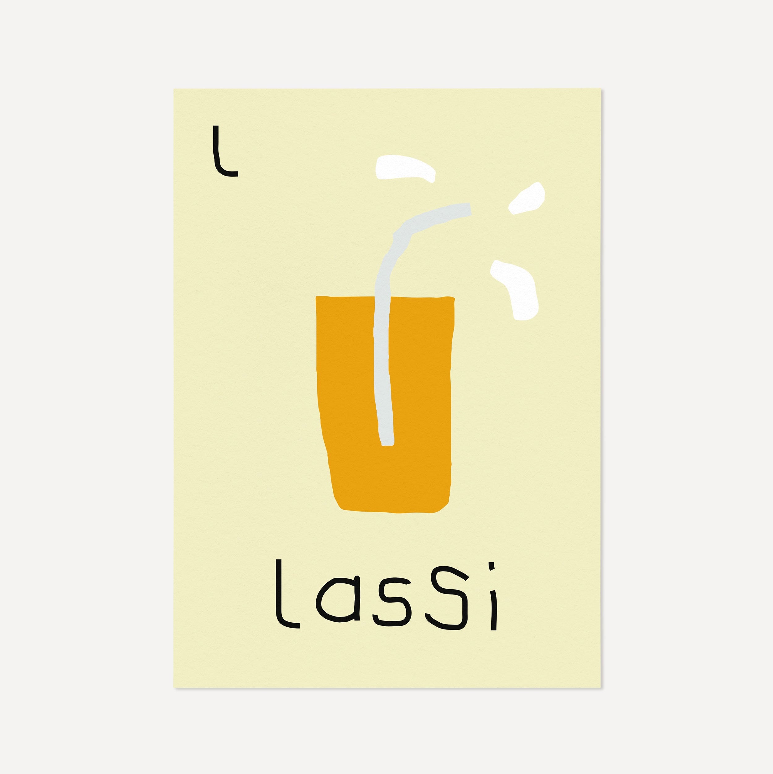 L for Lassi | Giclée Fine Art Print