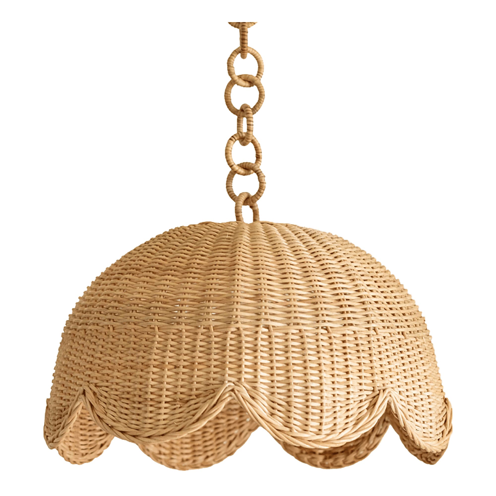 Etta Scalloped Pendant Shade