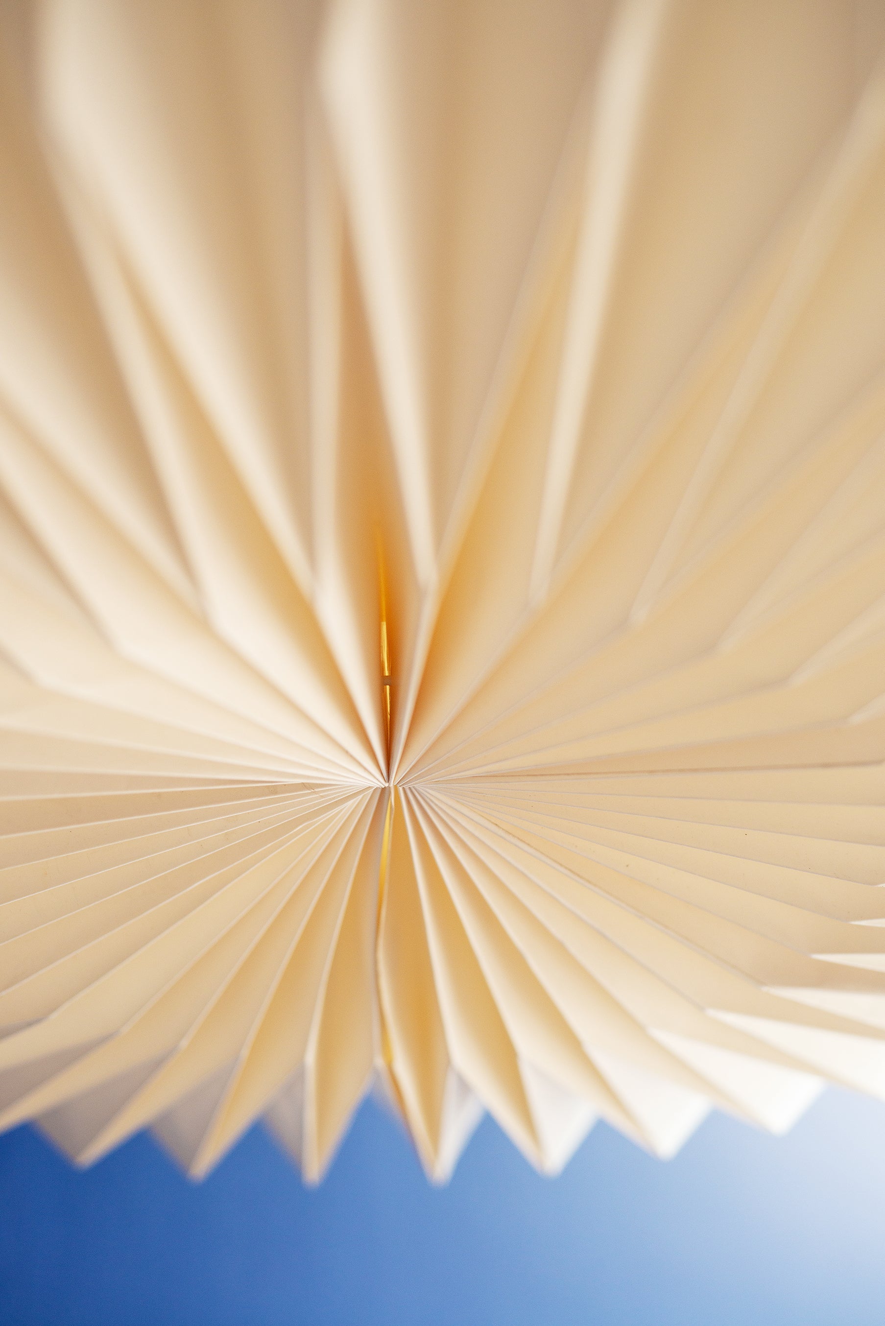 Sphere Natural Pleated Paper Lampshade