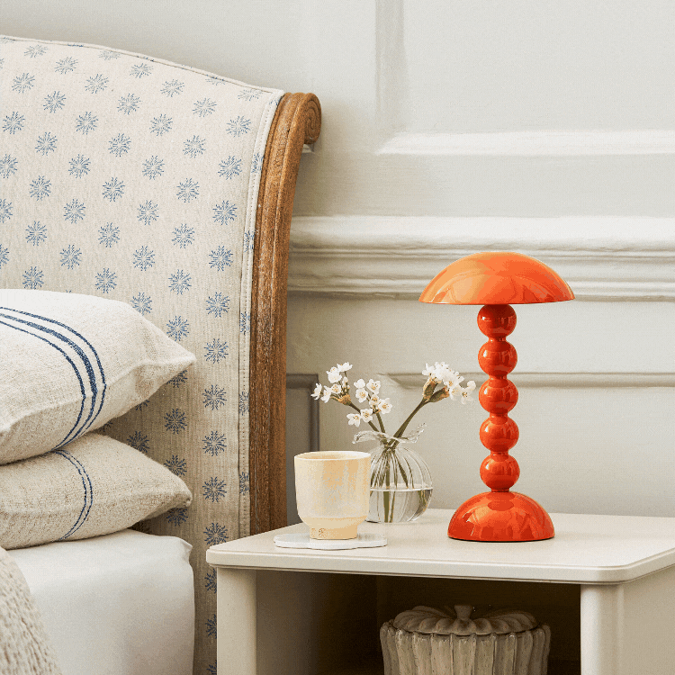 Portable Bobbin Lamp | Orange