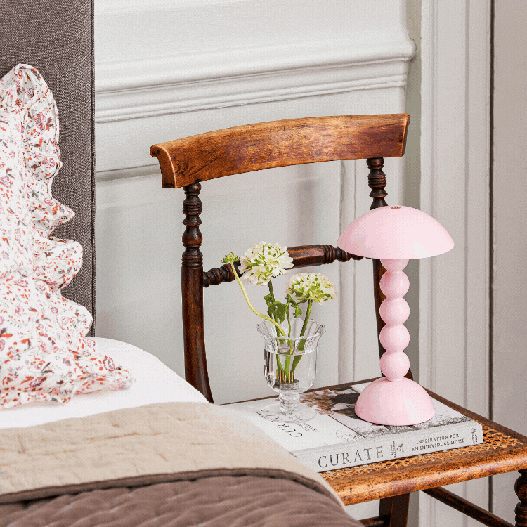 Portable Bobbin Lamp | Pale Pink