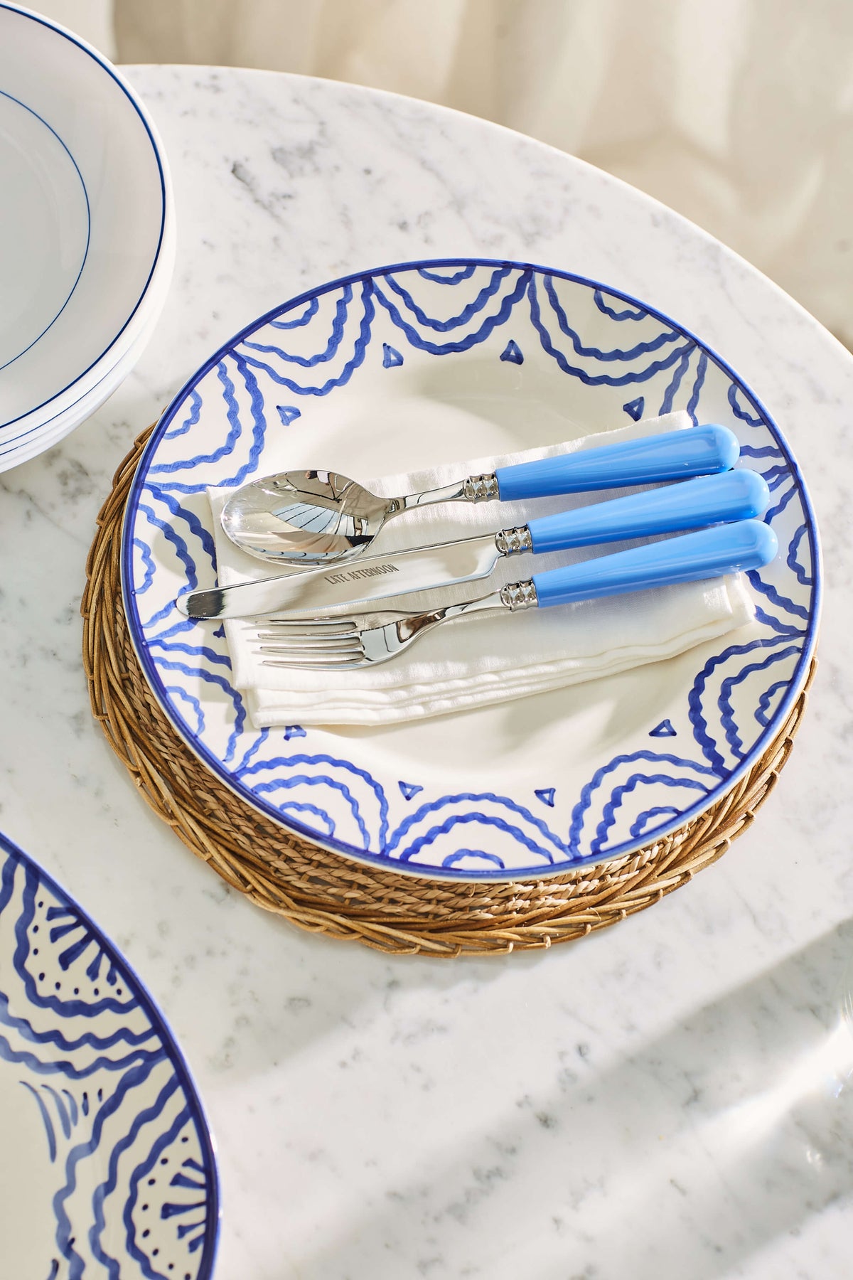 Blue Tabla Dinner Plate | Singles & Set of 4