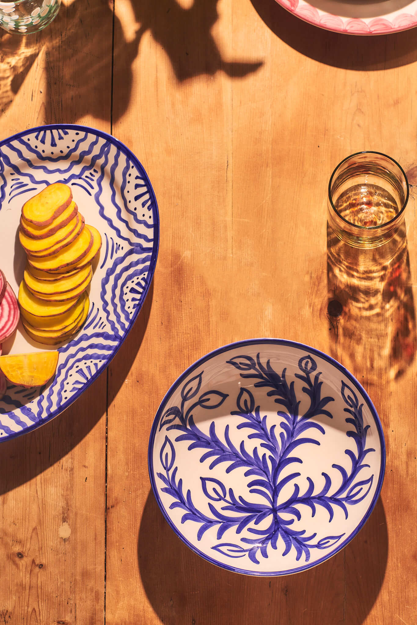 Blue Vina Large Bowl