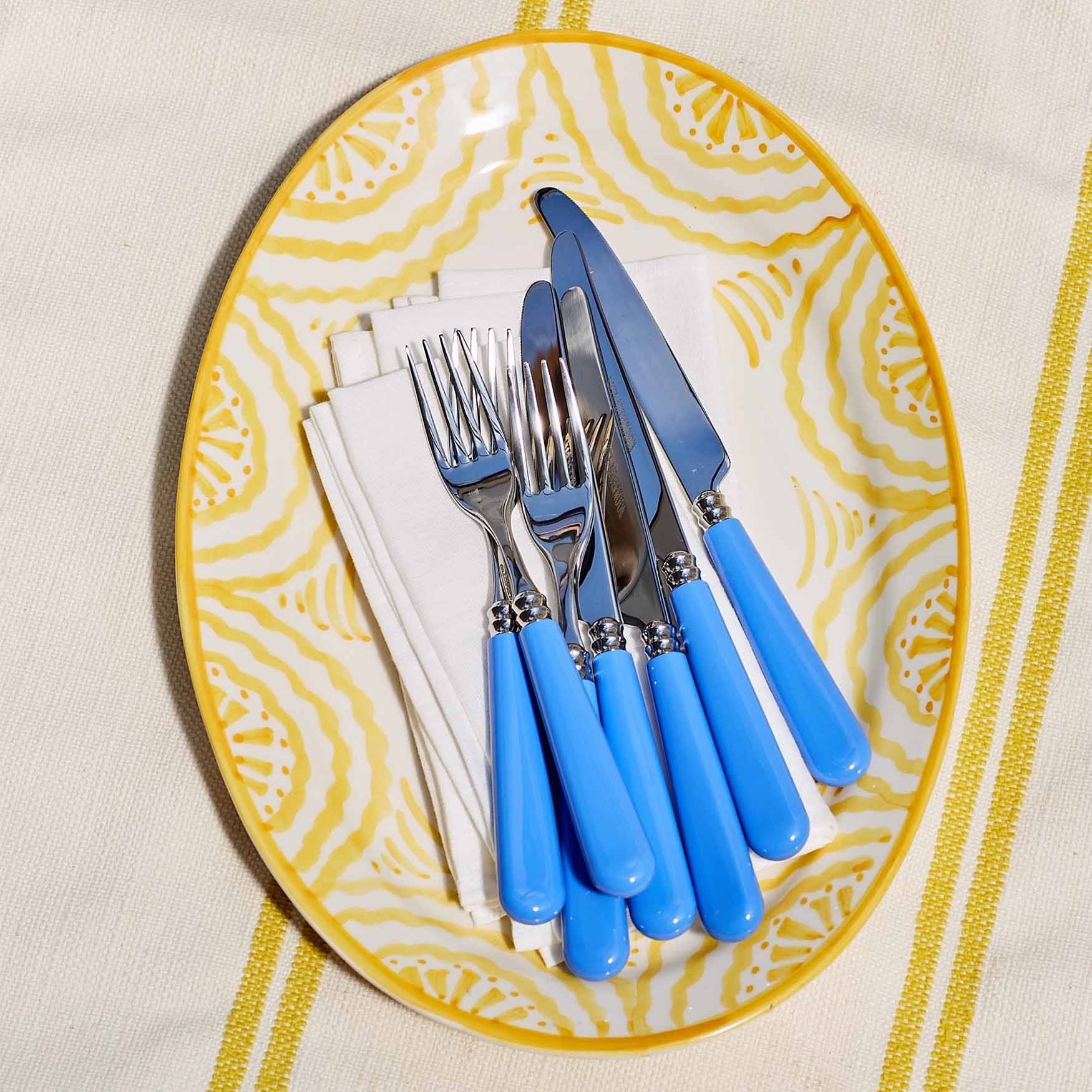 Sky Blue Teaspoons | Set of 2