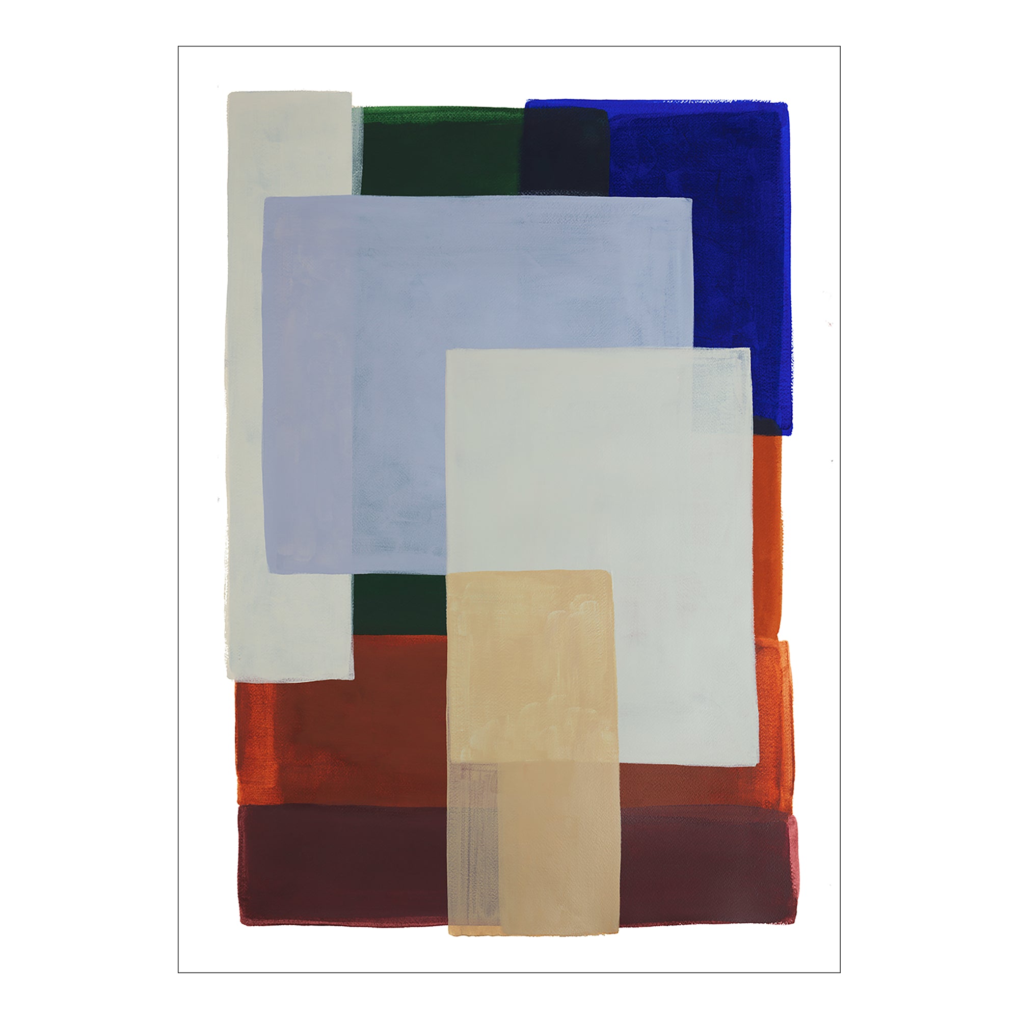 Layers 01 Print by Berit Mogensen Lopez