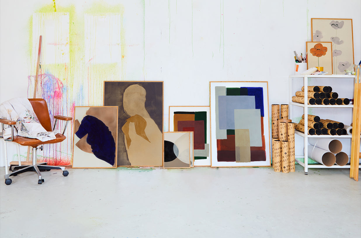 Layers 01 Print by Berit Mogensen Lopez