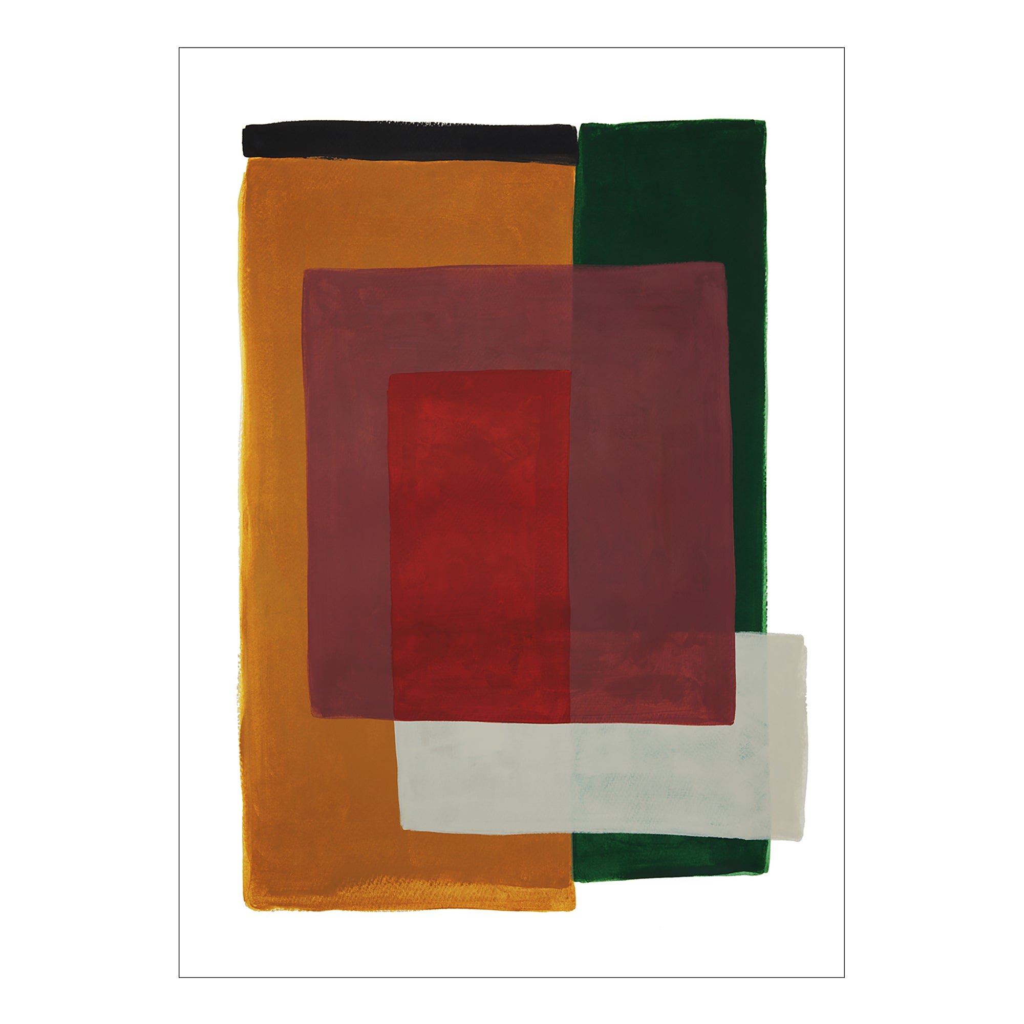 Layers 02 Print by Berit Mogensen Lopez