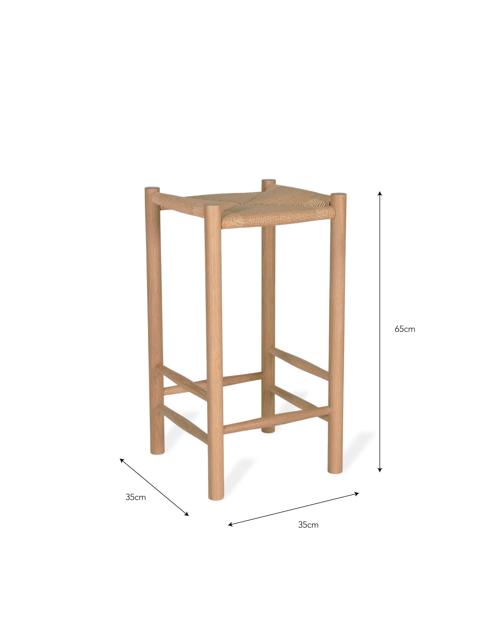 Longworth Bar Stool Natural