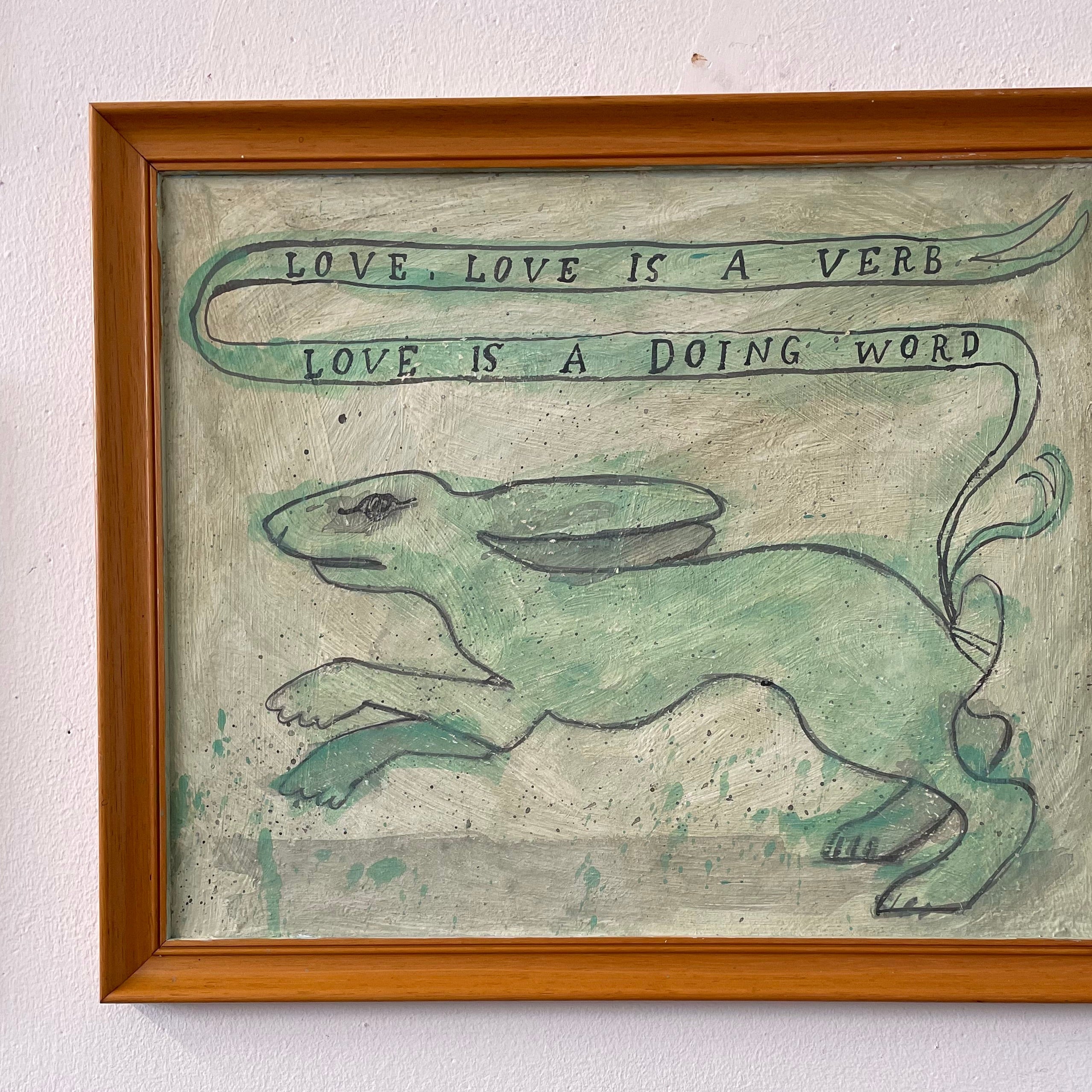 Love is A Verb Painting