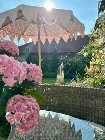 Horkesley Luxury Garden Parasol | Ascot Pink