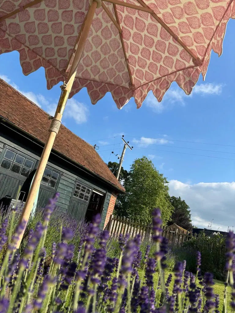 Horkesley Luxury Garden Parasol | Ascot Pink
