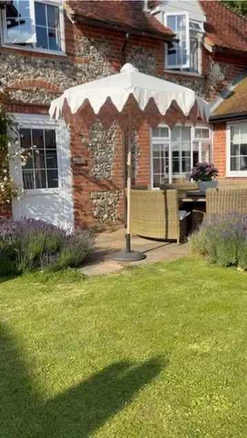 Horkesley Luxury Garden Parasol | Ascot Pink